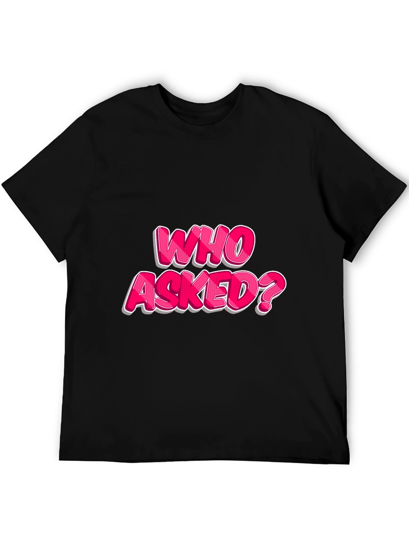 Who Asked? Graphic T-Shirt - Bold Statement Tee