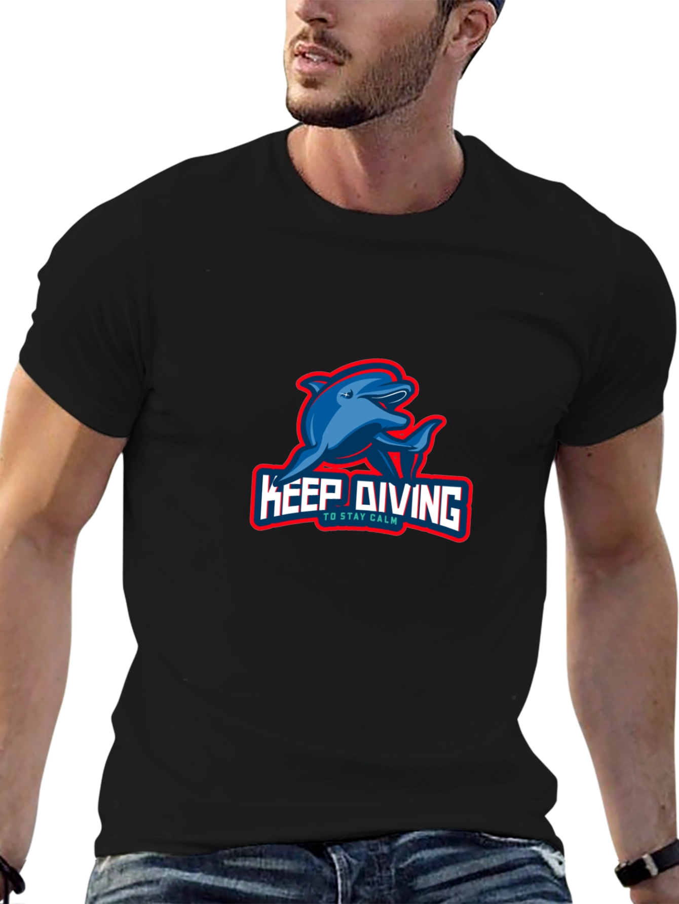 Keep Diving Graphic Tee