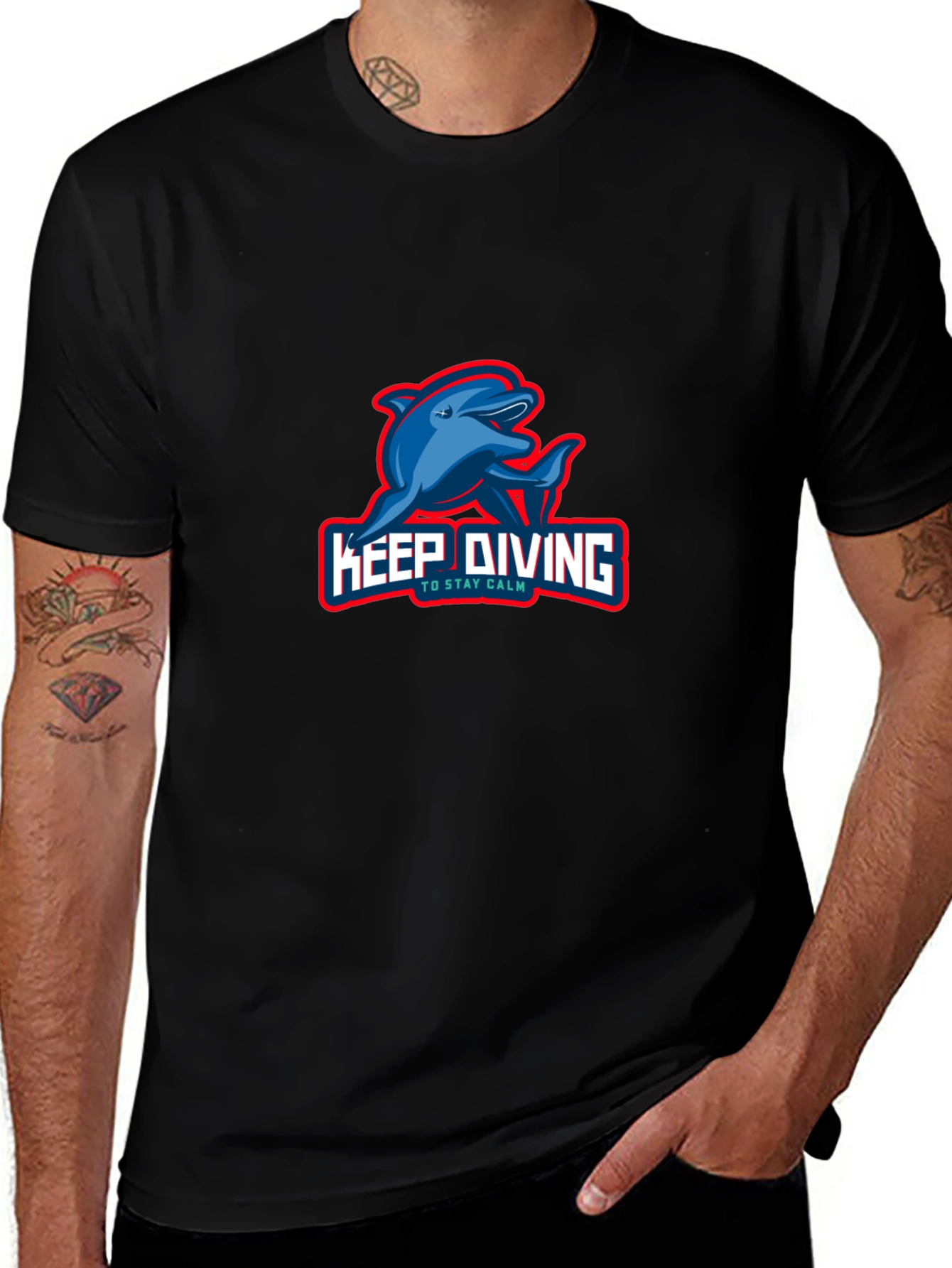 Keep Diving Graphic Tee