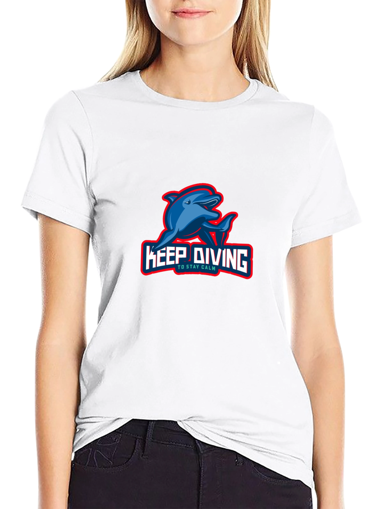 Keep Diving Graphic Tee