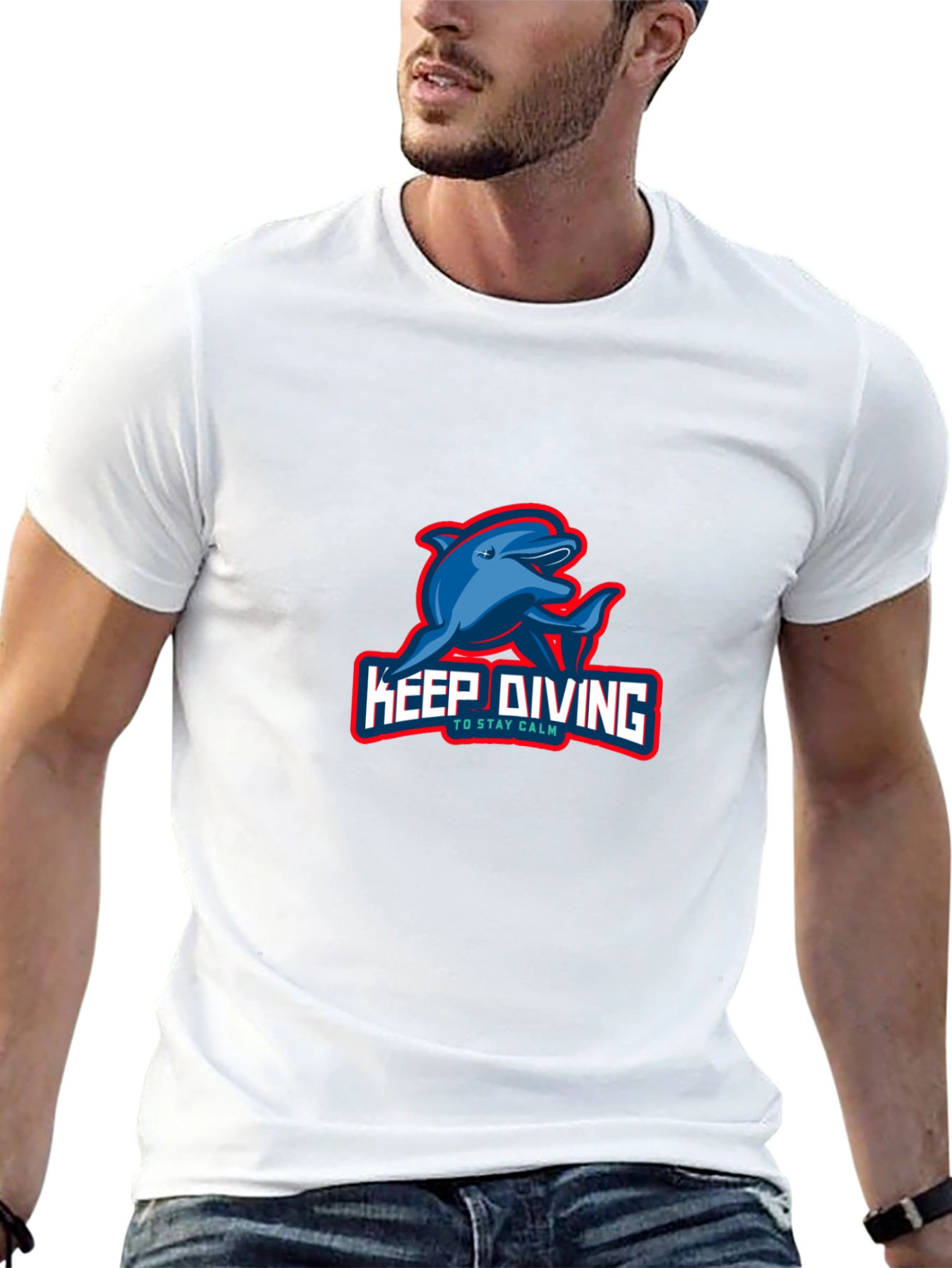 Keep Diving Graphic Tee
