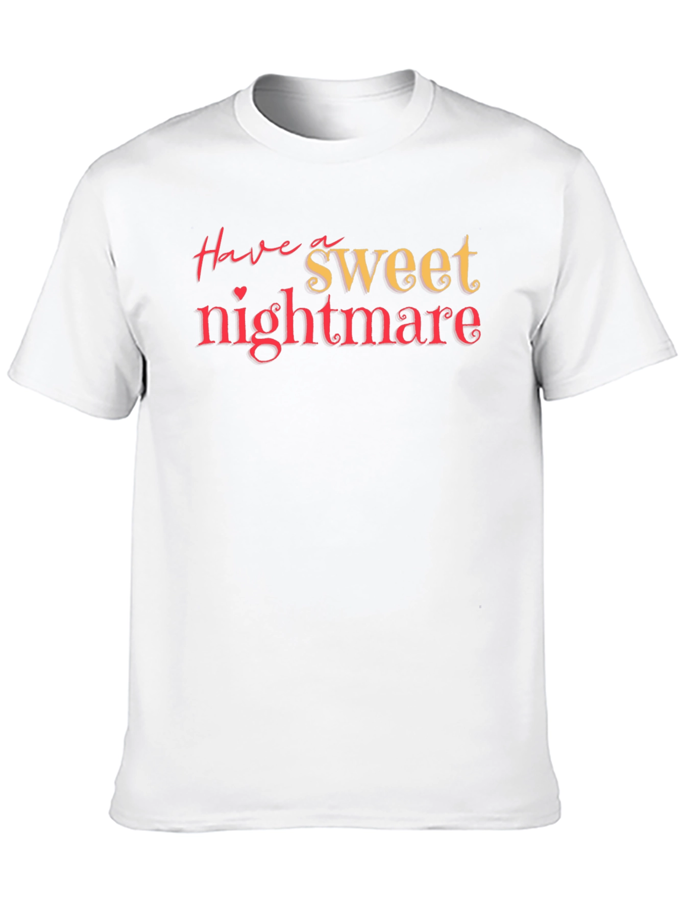 Sweet Nightmare Black Graphic T-Shirt