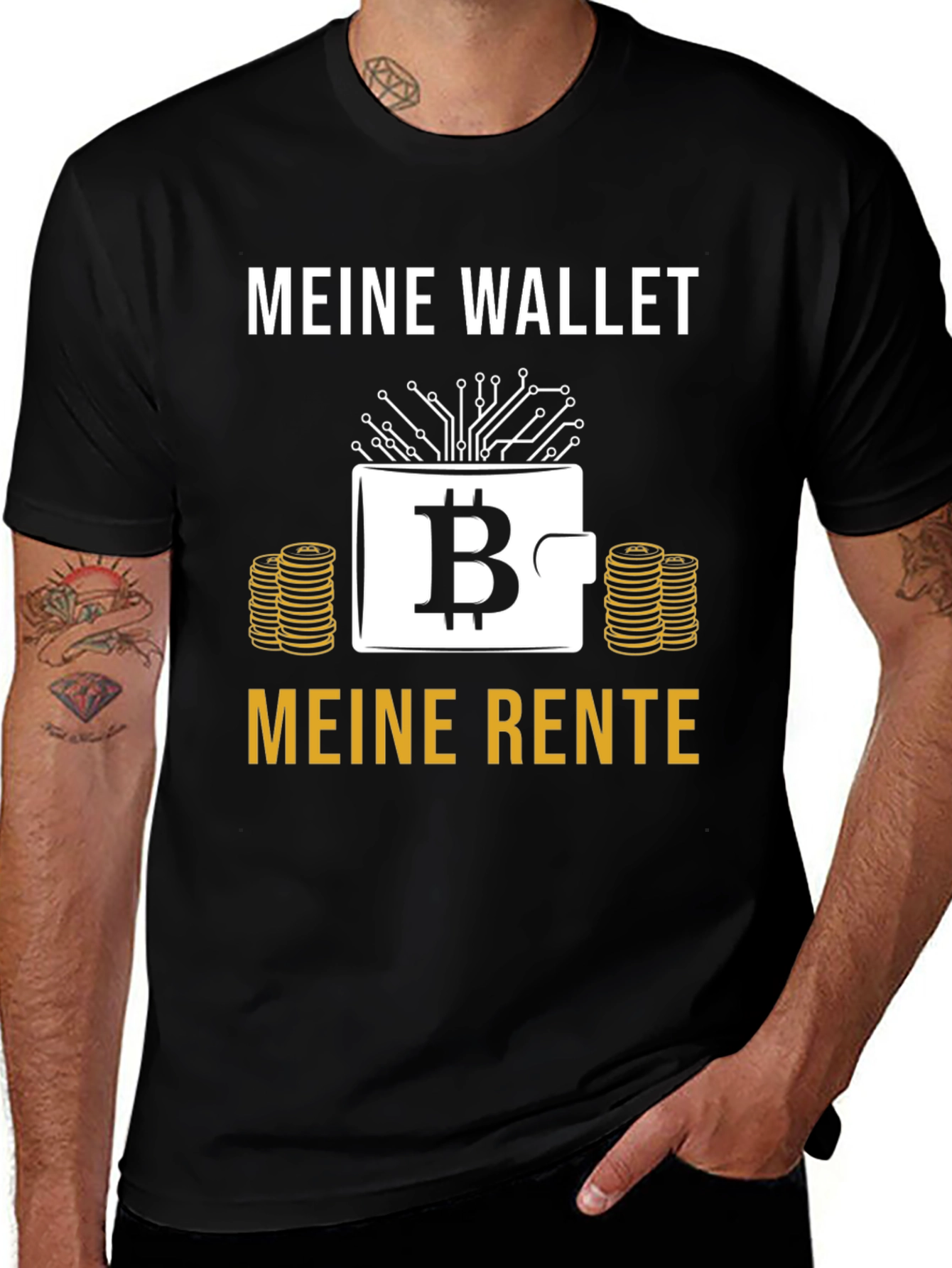 Bitcoin Wallet Pension T-Shirt - Crypto Retirement