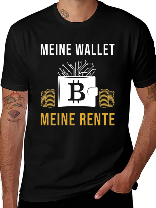 Bitcoin Wallet Pension T-Shirt - Crypto Retirement
