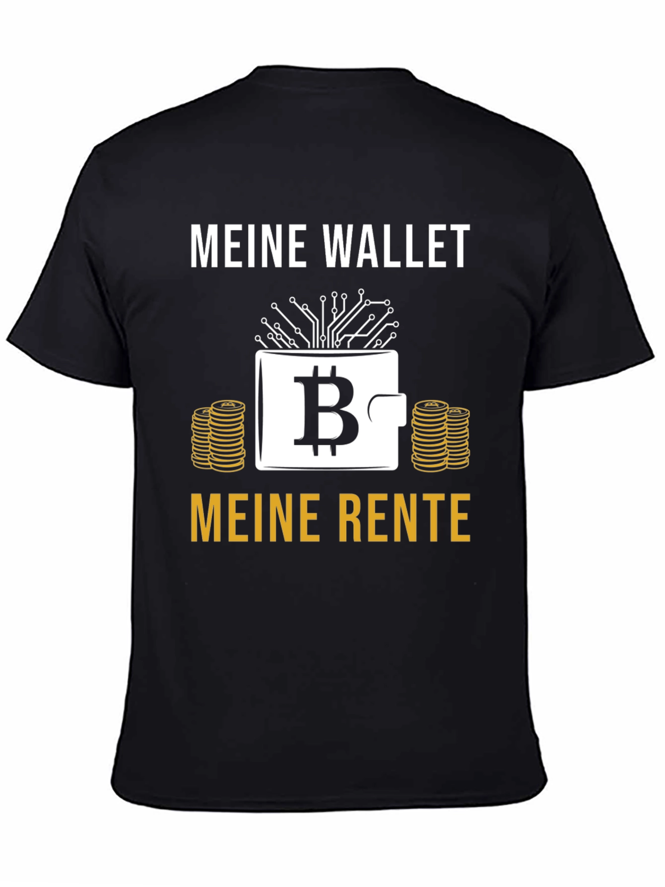 Bitcoin Wallet Pension T-Shirt - Crypto Retirement