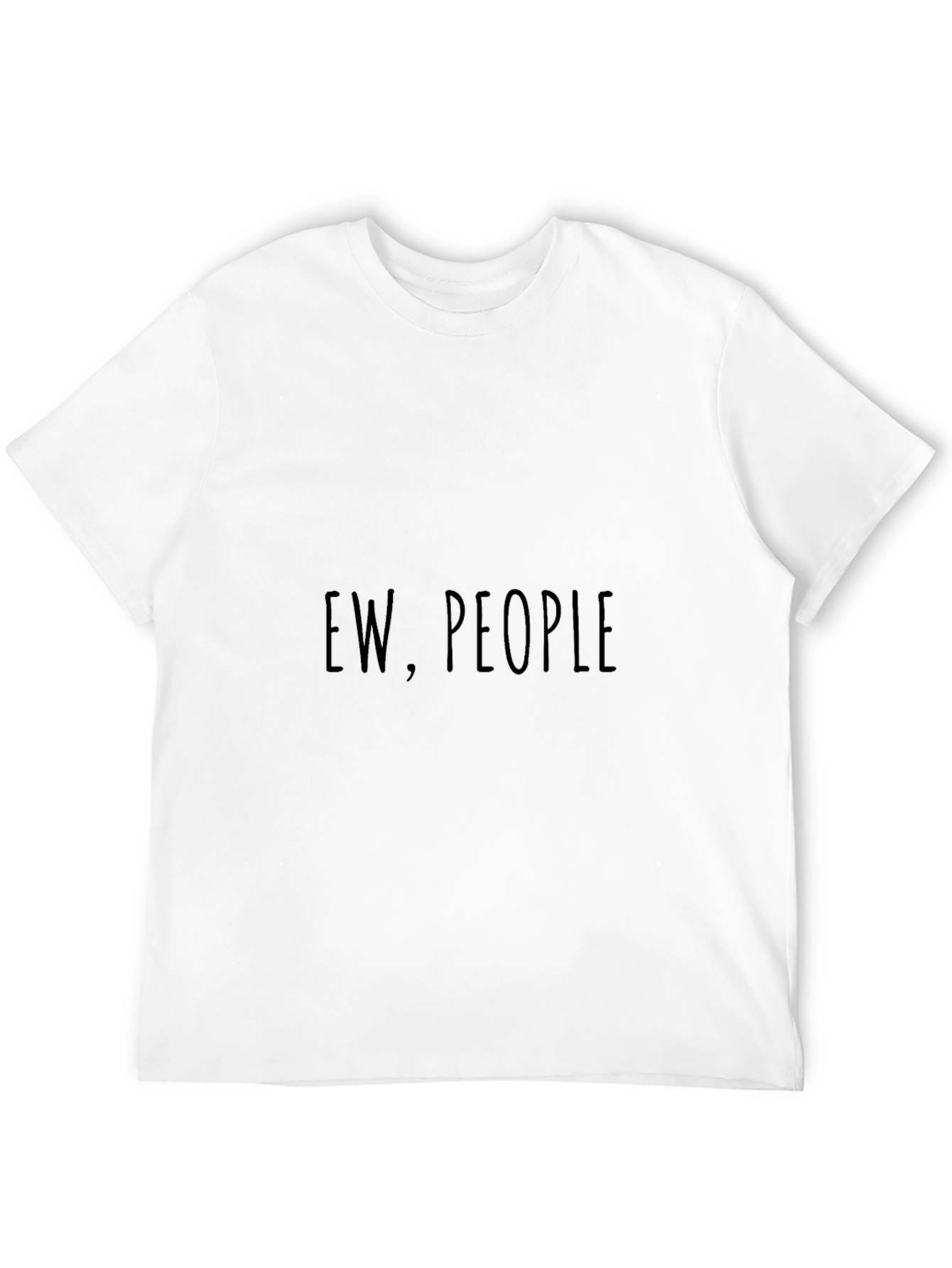 Ew People T-Shirt - Black Casual Tee