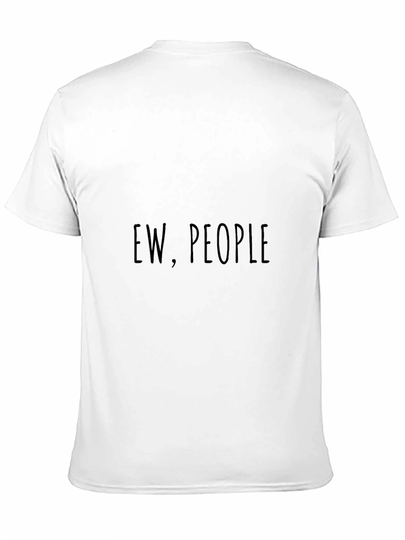 Ew People T-Shirt - Black Casual Tee