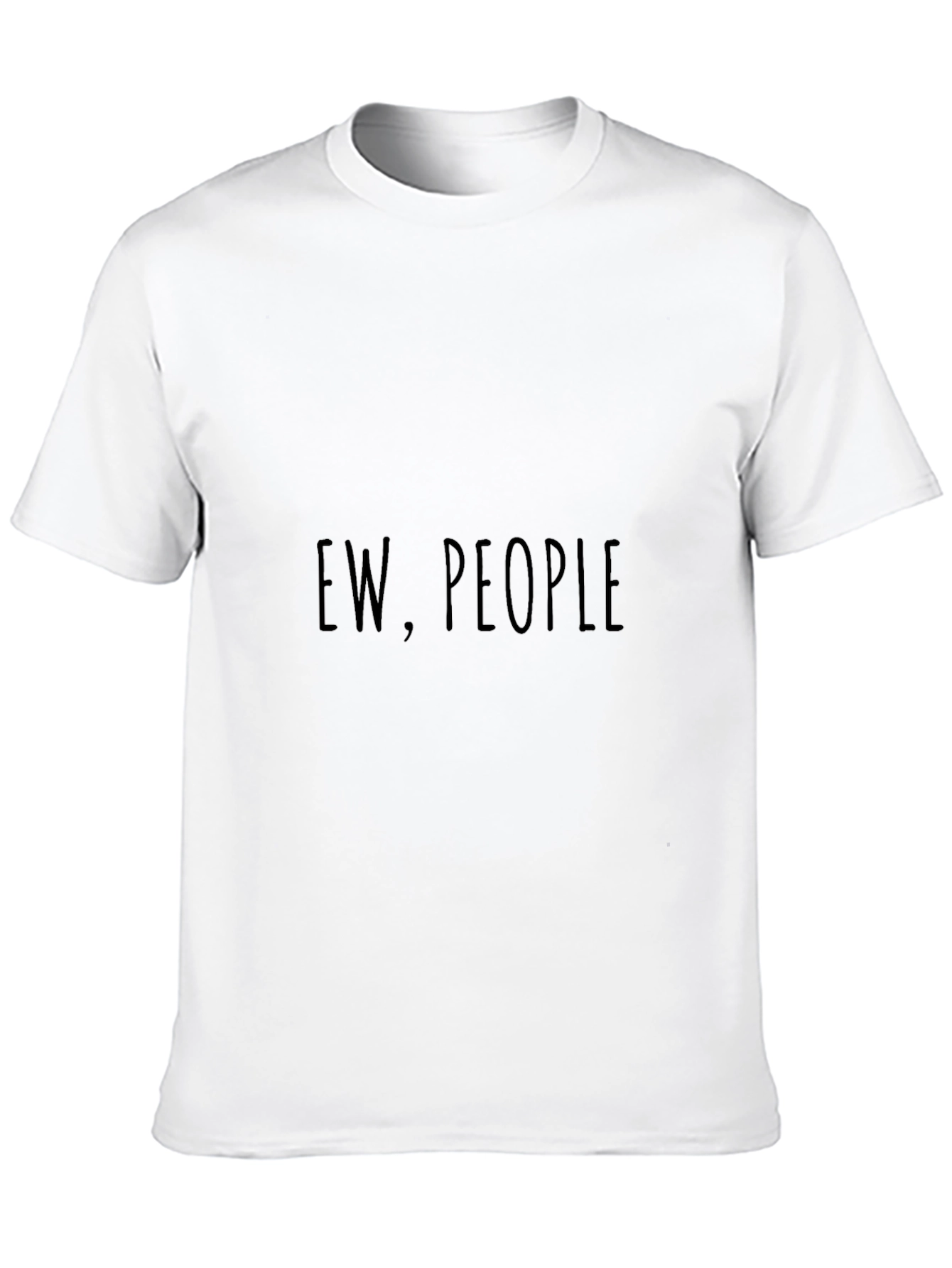 Ew People T-Shirt - Black Casual Tee