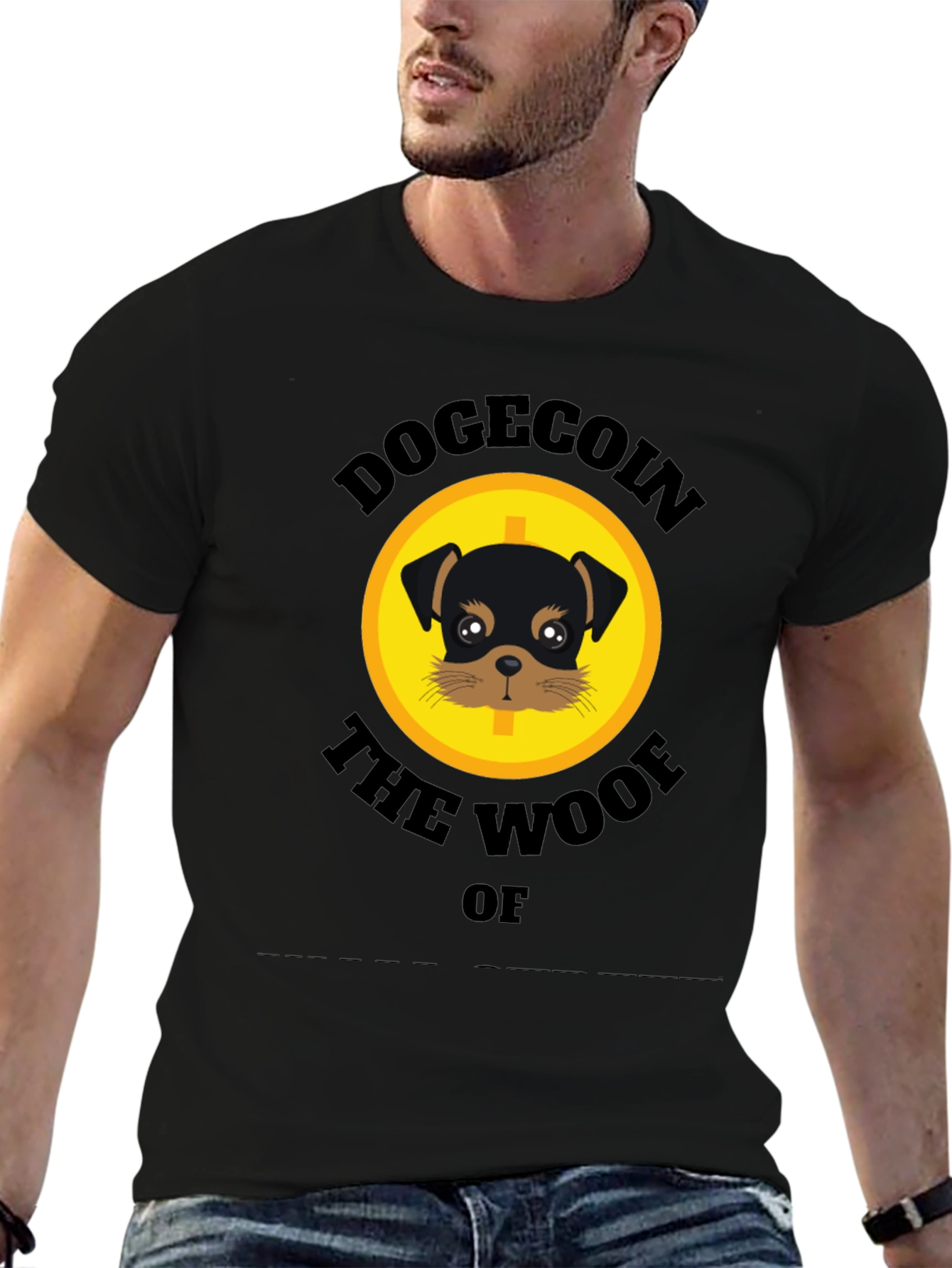 Dogecoin The Woof Of T-Shirt Crypto Funny Tee