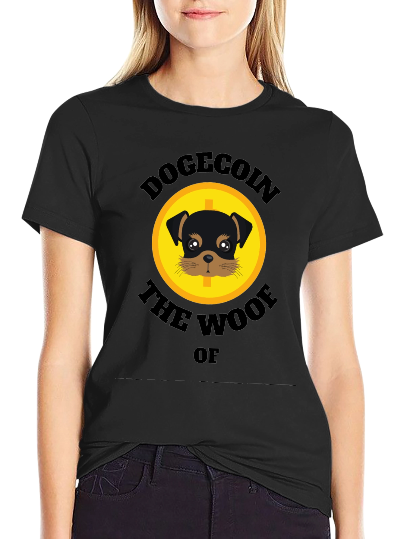 Dogecoin The Woof Of T-Shirt Crypto Funny Tee
