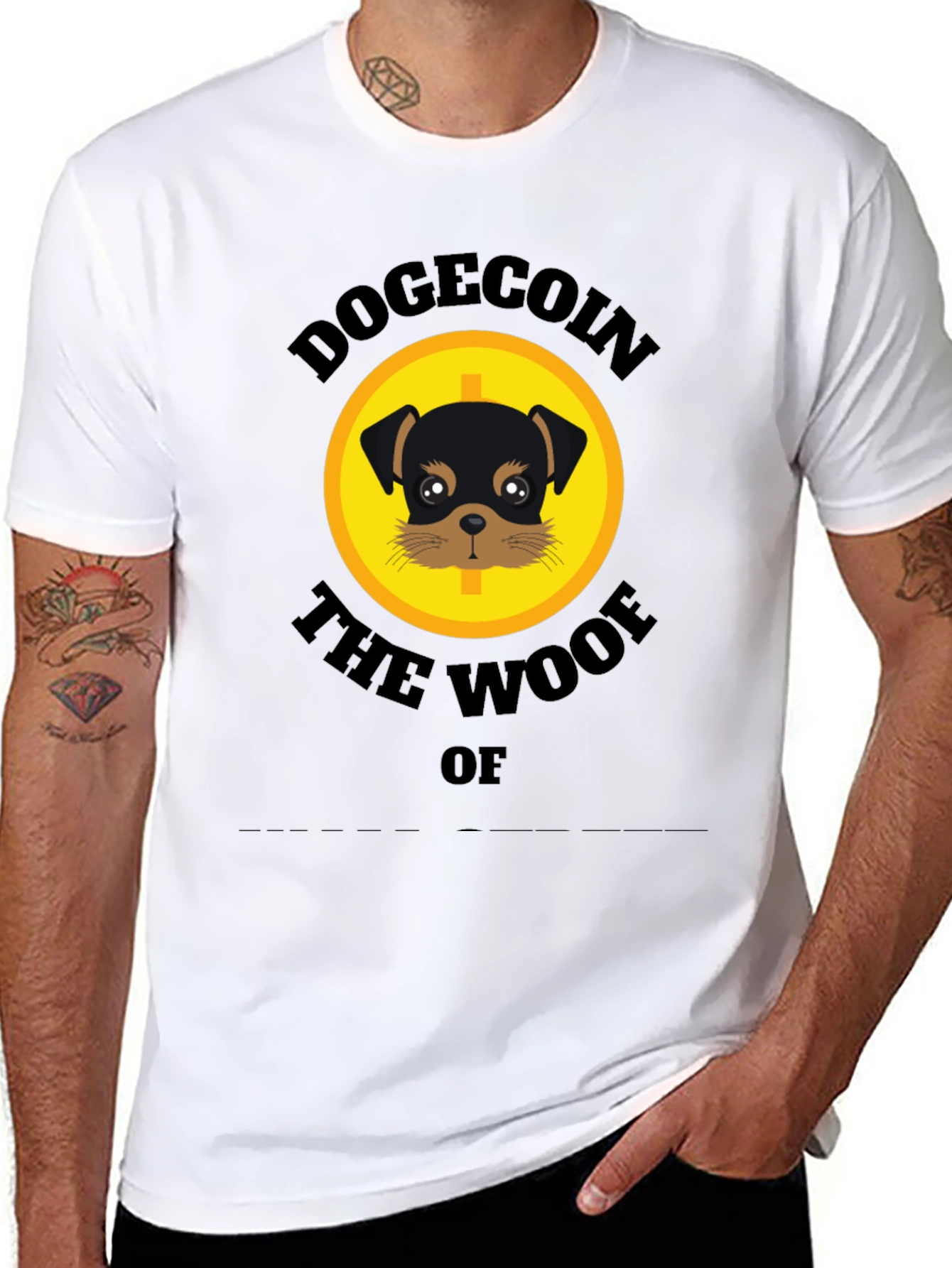 Dogecoin The Woof Of T-Shirt Crypto Funny Tee