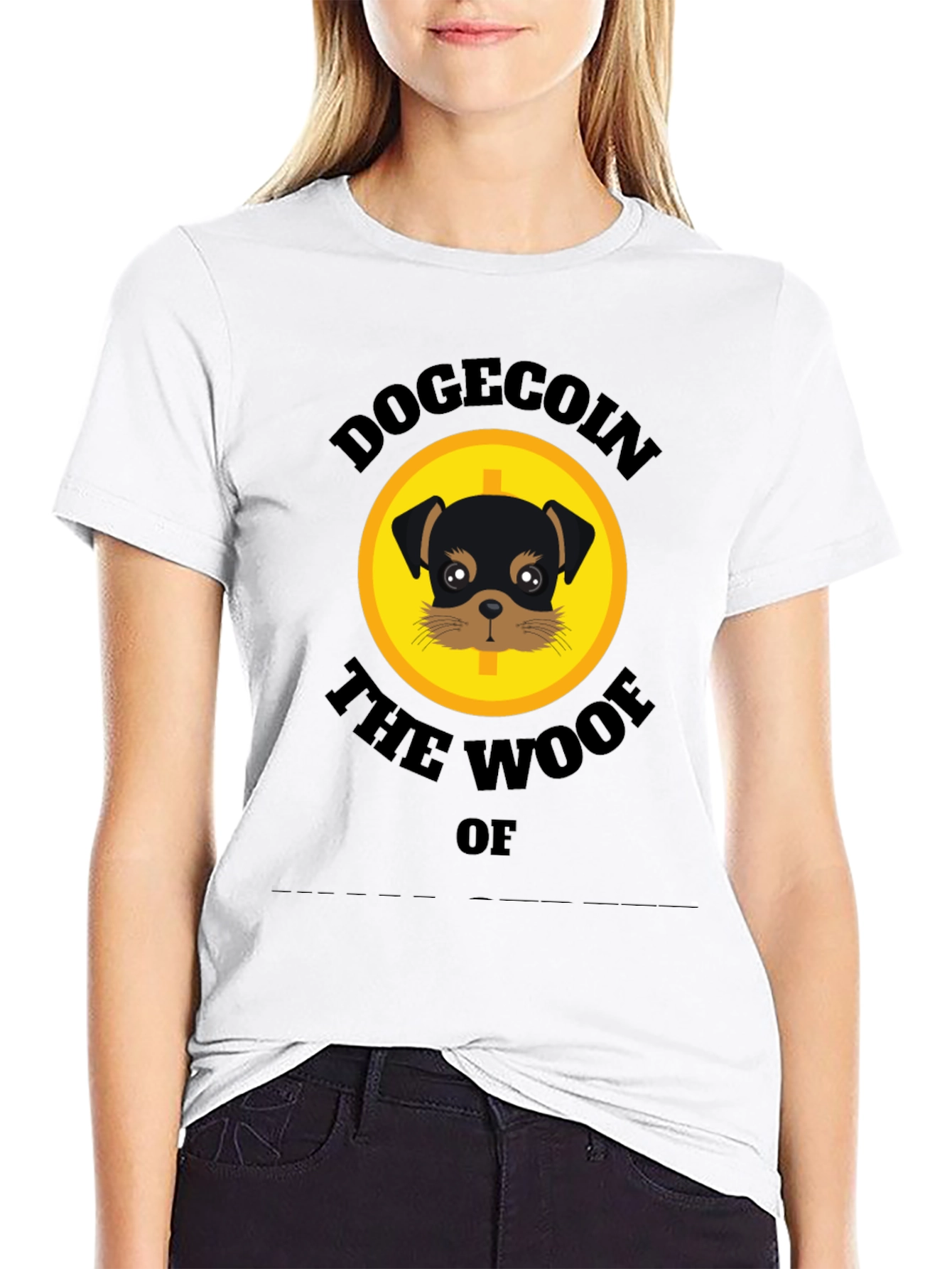 Dogecoin The Woof Of T-Shirt Crypto Funny Tee