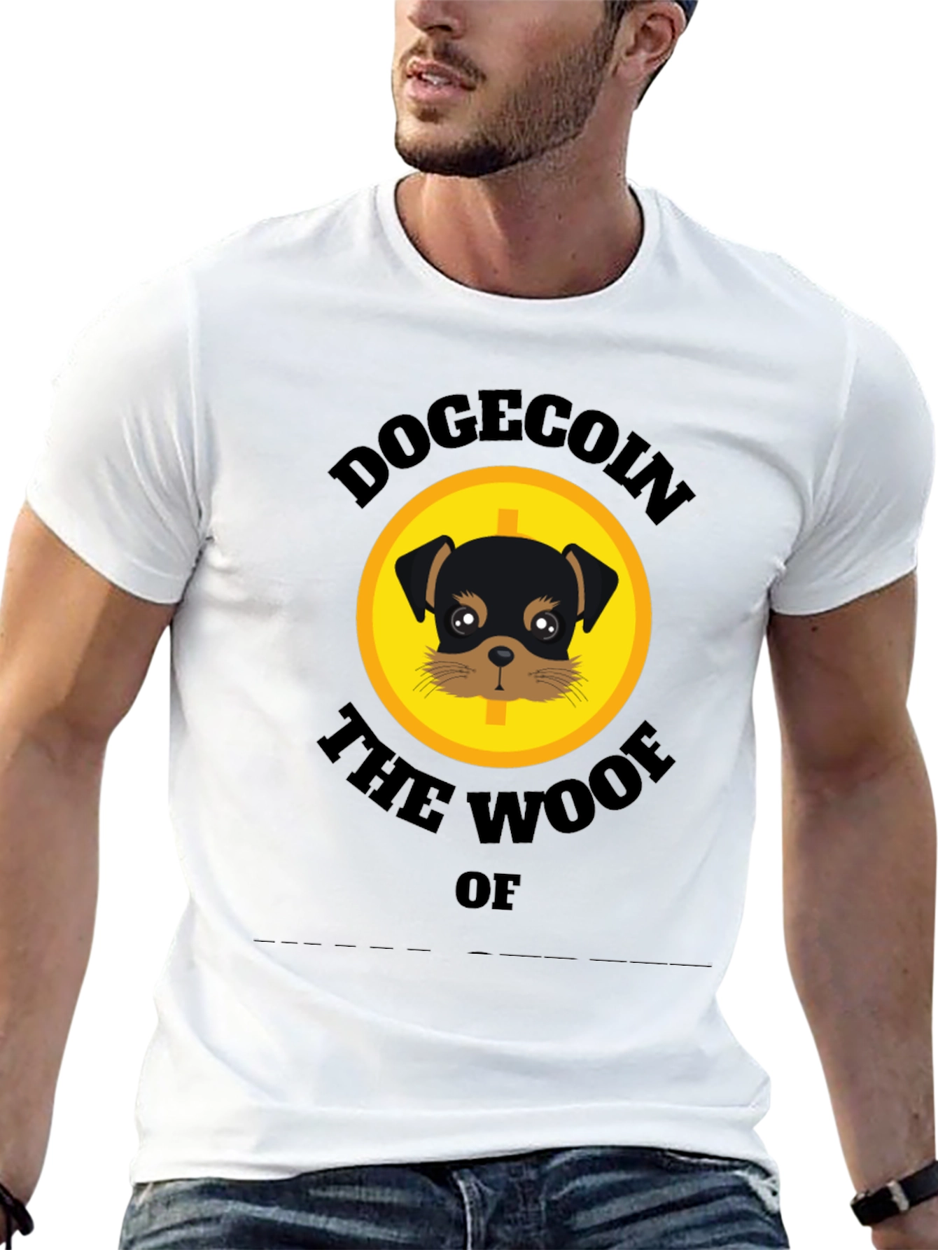 Dogecoin The Woof Of T-Shirt Crypto Funny Tee