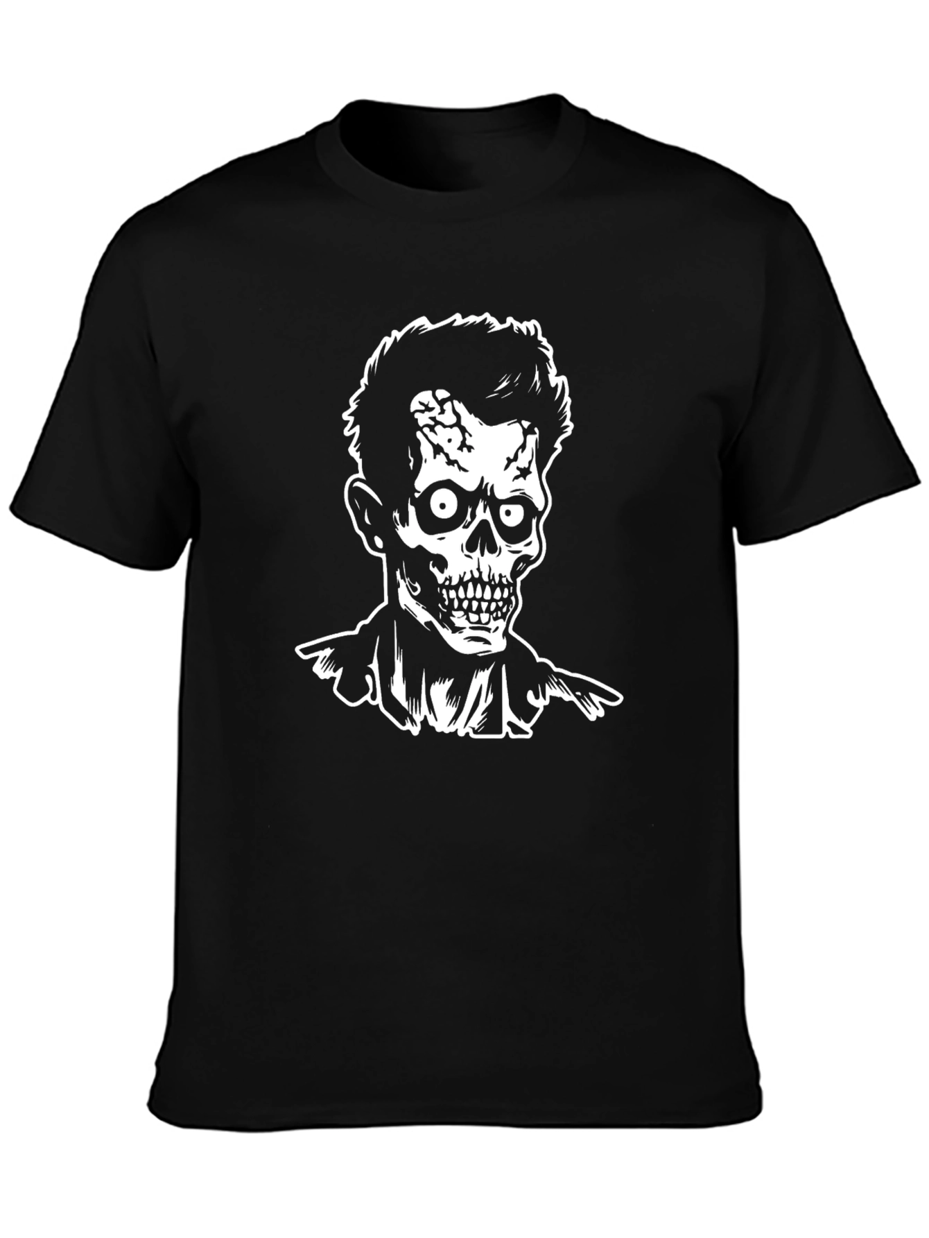 Zombie Graphic Tee - Mens Black T-Shirt