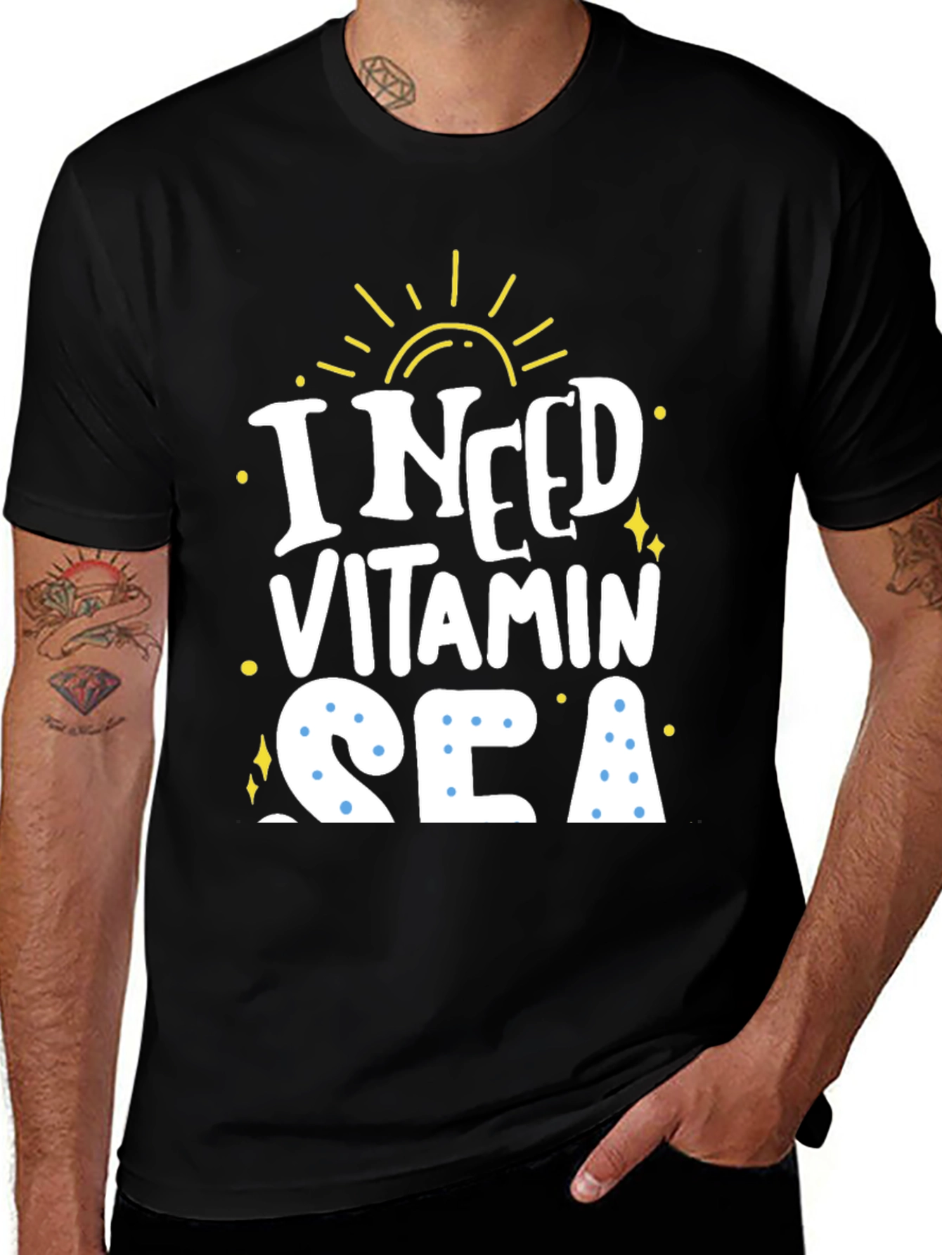 I Need Vitamin Sea Graphic T-Shirt