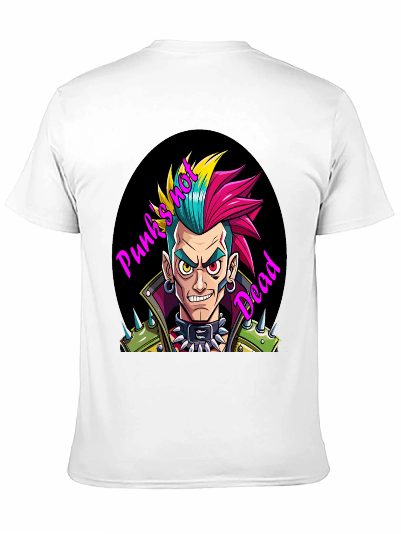 Punks Not Dead Graphic Tee - Black