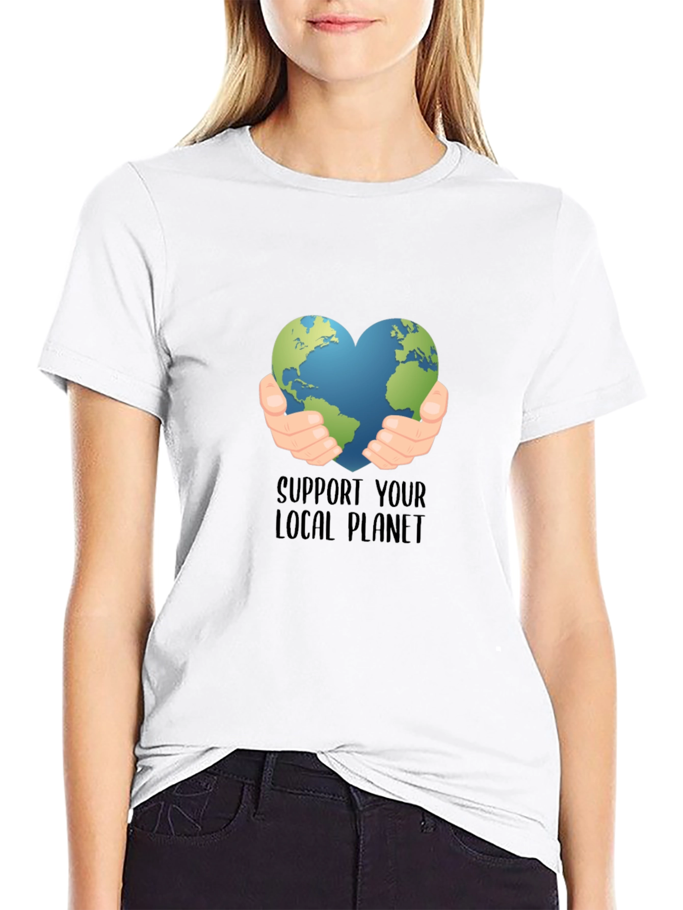 Eco-Friendly Planet Love T-Shirt