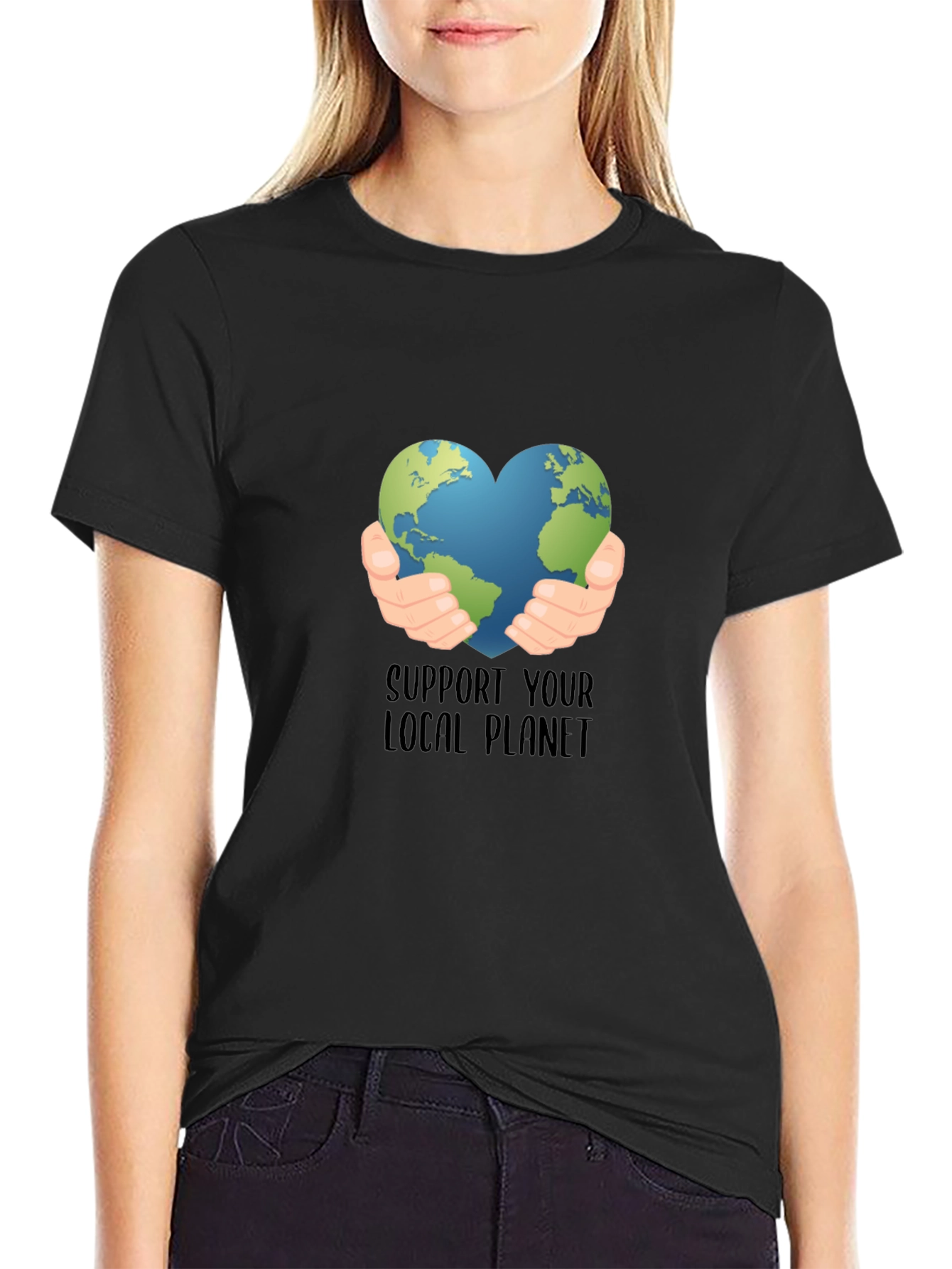 Eco-Friendly Planet Love T-Shirt