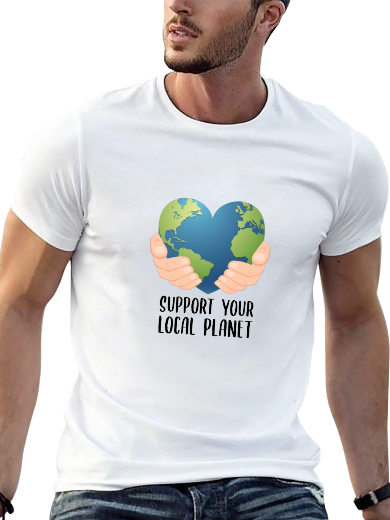 Eco-Friendly Planet Love T-Shirt