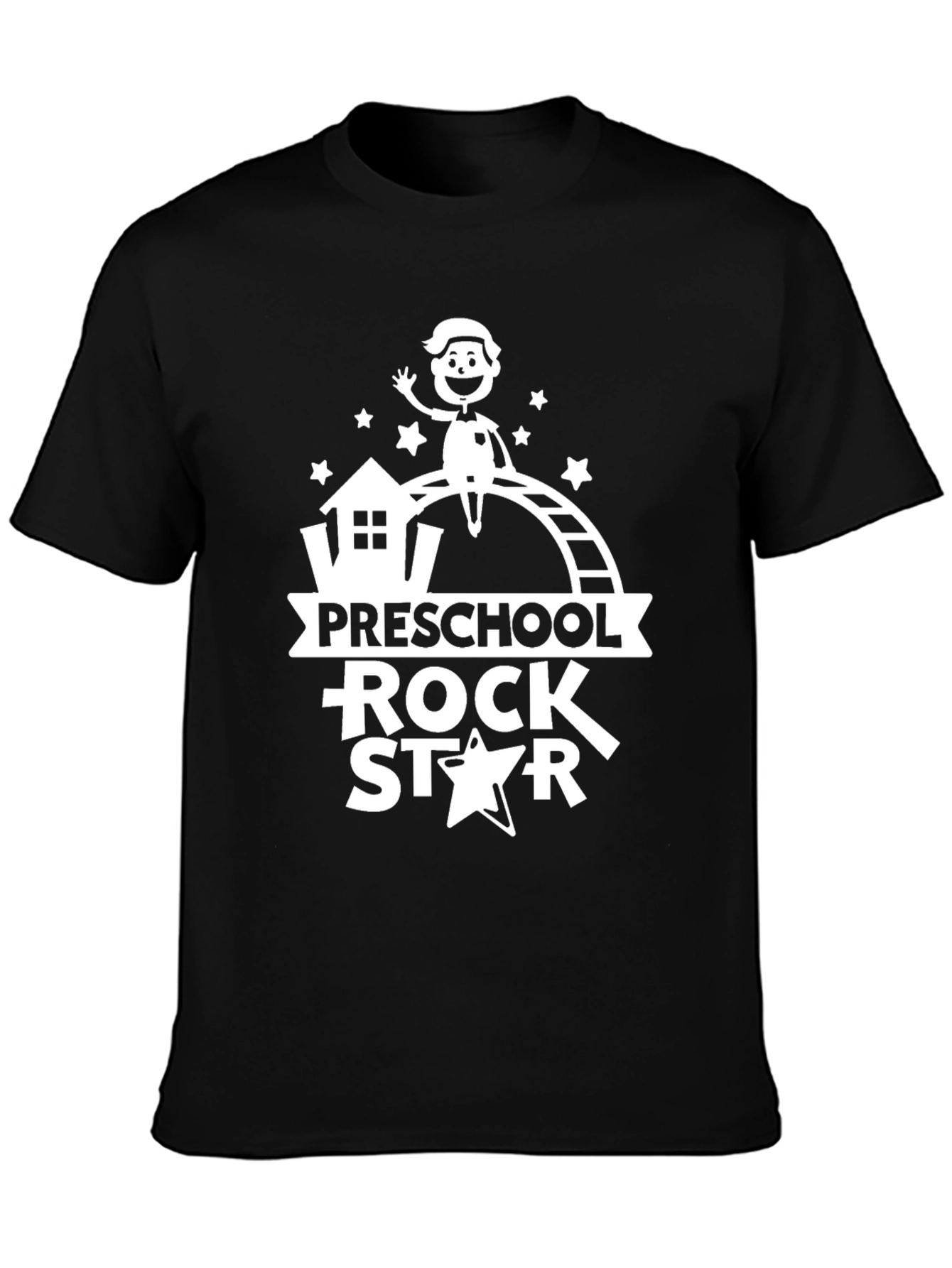 Preschool Rock Star Black T-Shirt