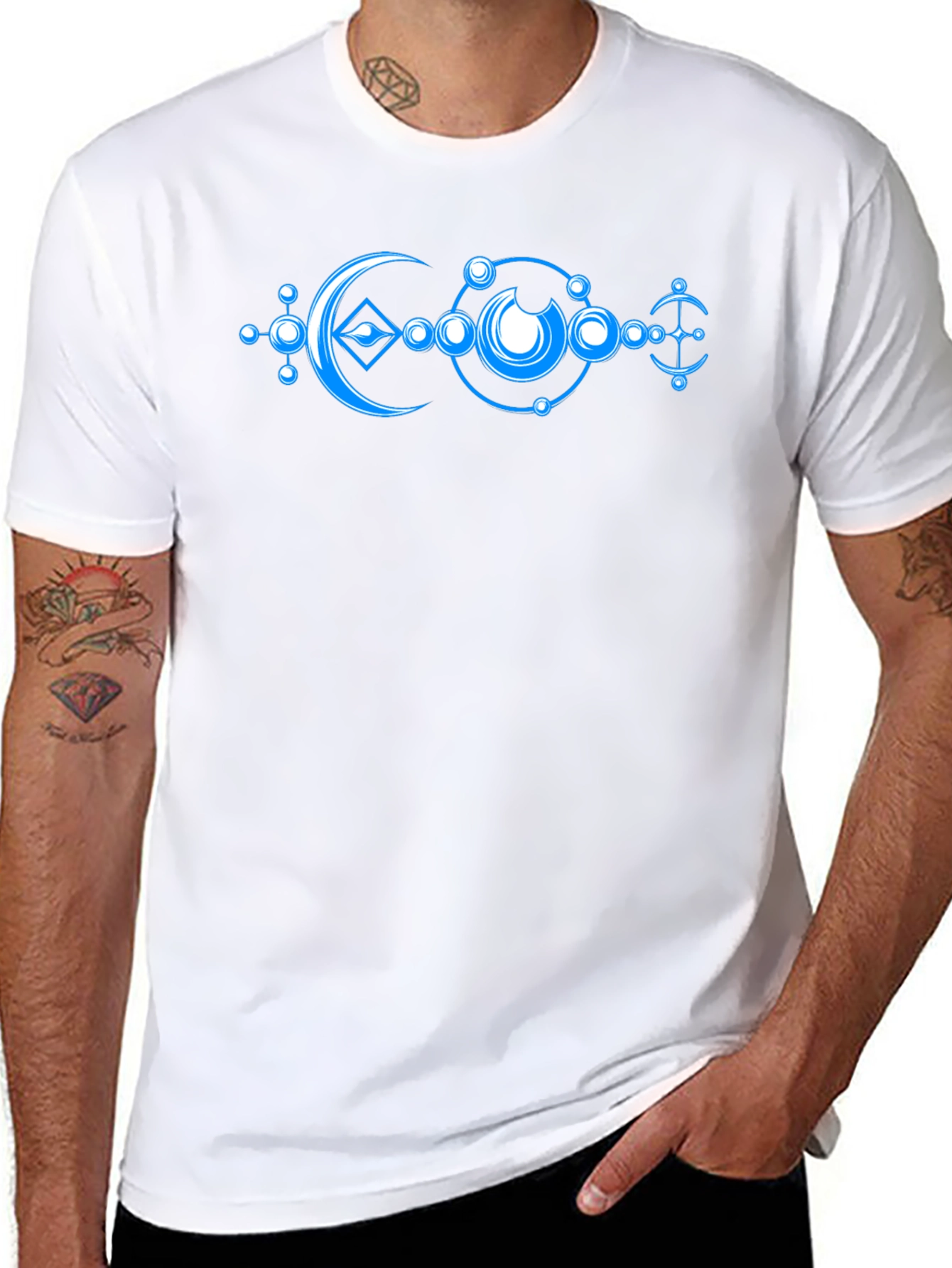Mystic Moon Geometric Graphic Tee