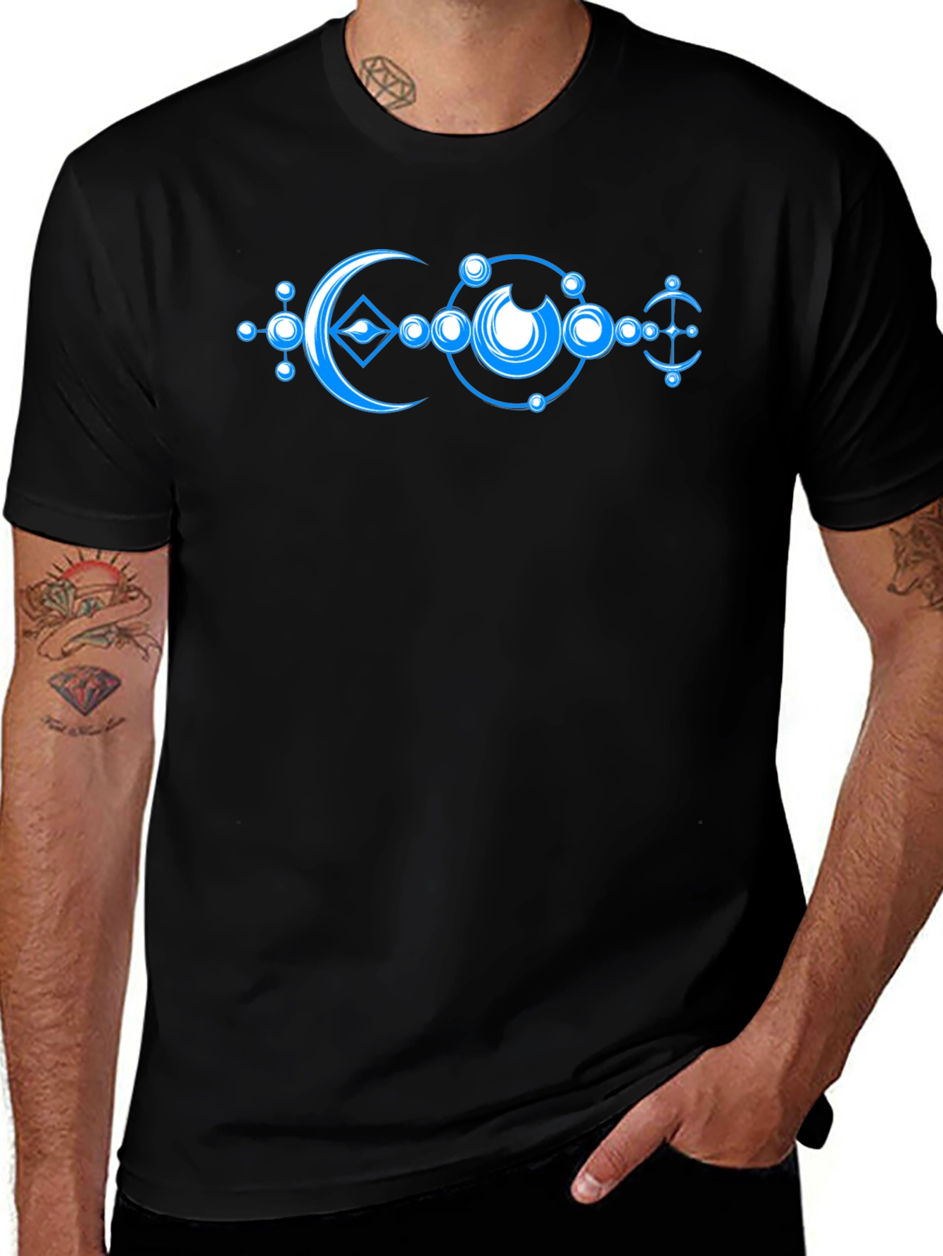 Mystic Moon Geometric Graphic Tee