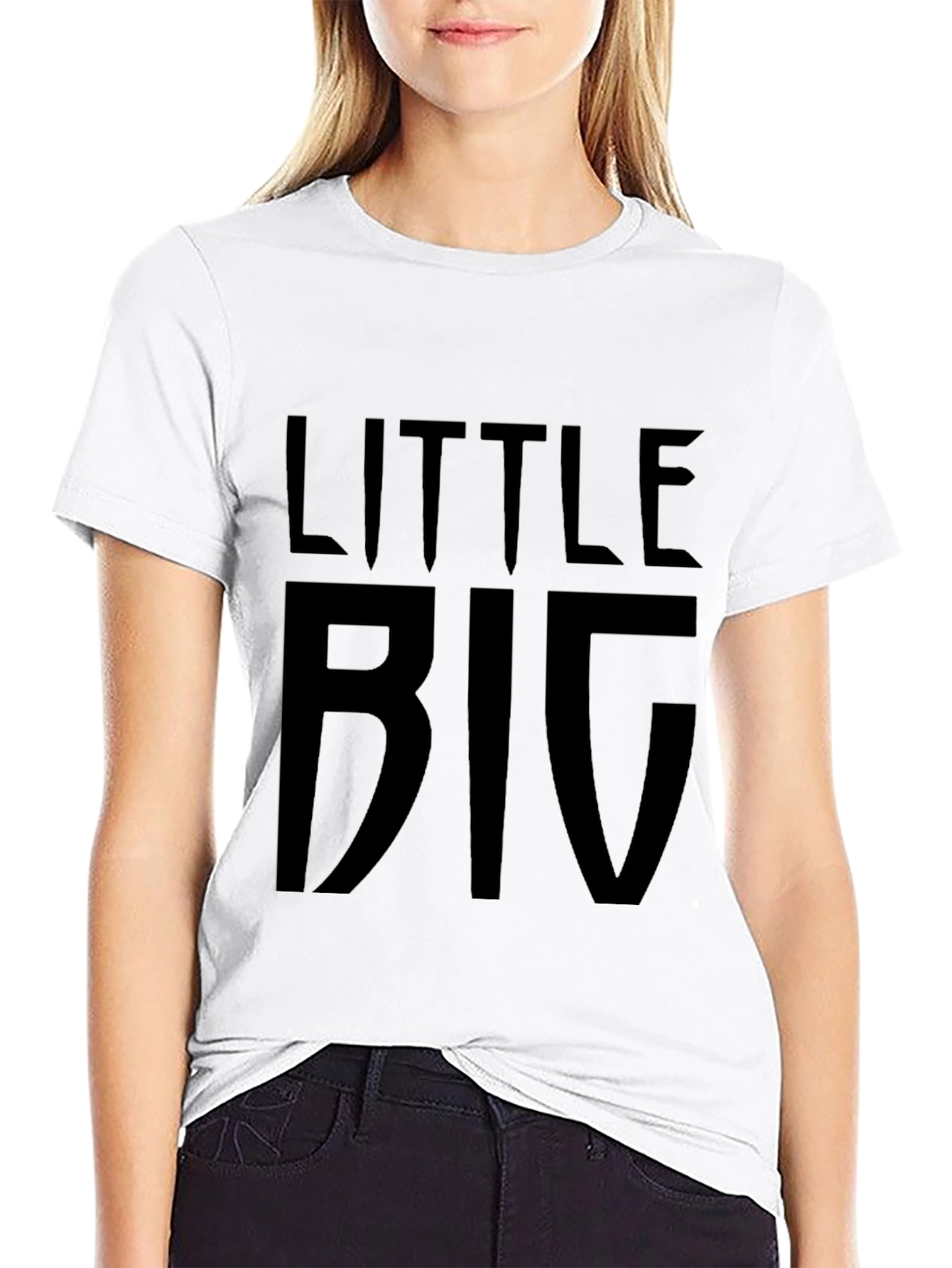 Little Big Black Graphic Tee Shirt