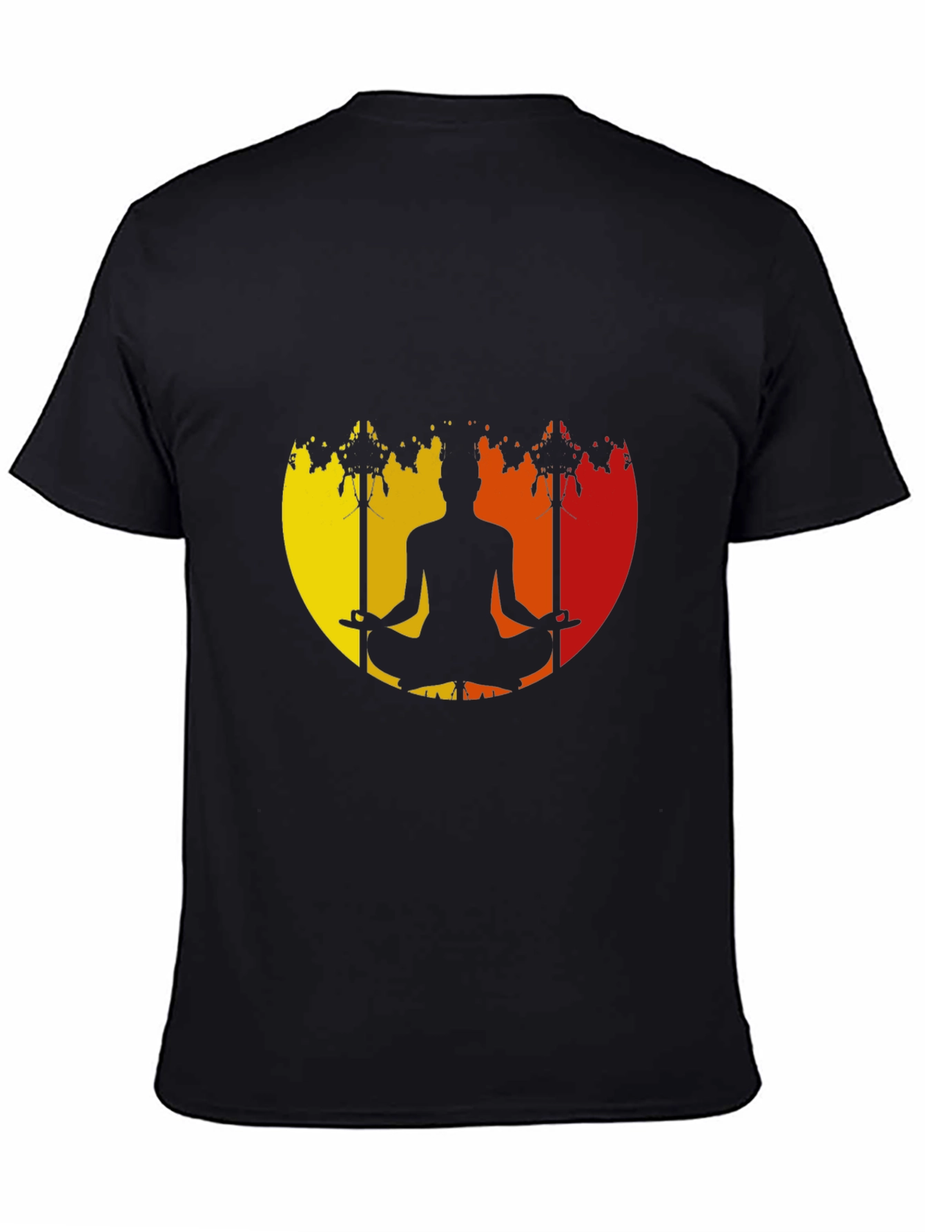 Meditate Sunset T-Shirt - Yoga Inspired Graphic Tee