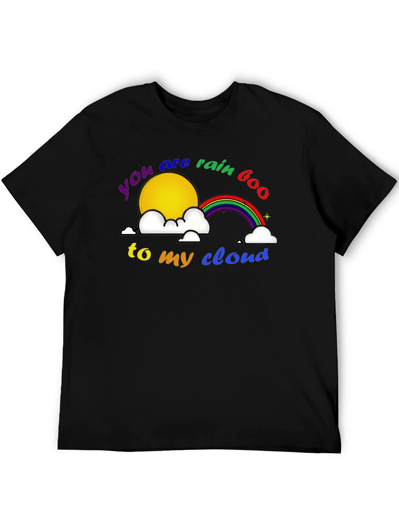Rainbow Cloud Graphic T-Shirt