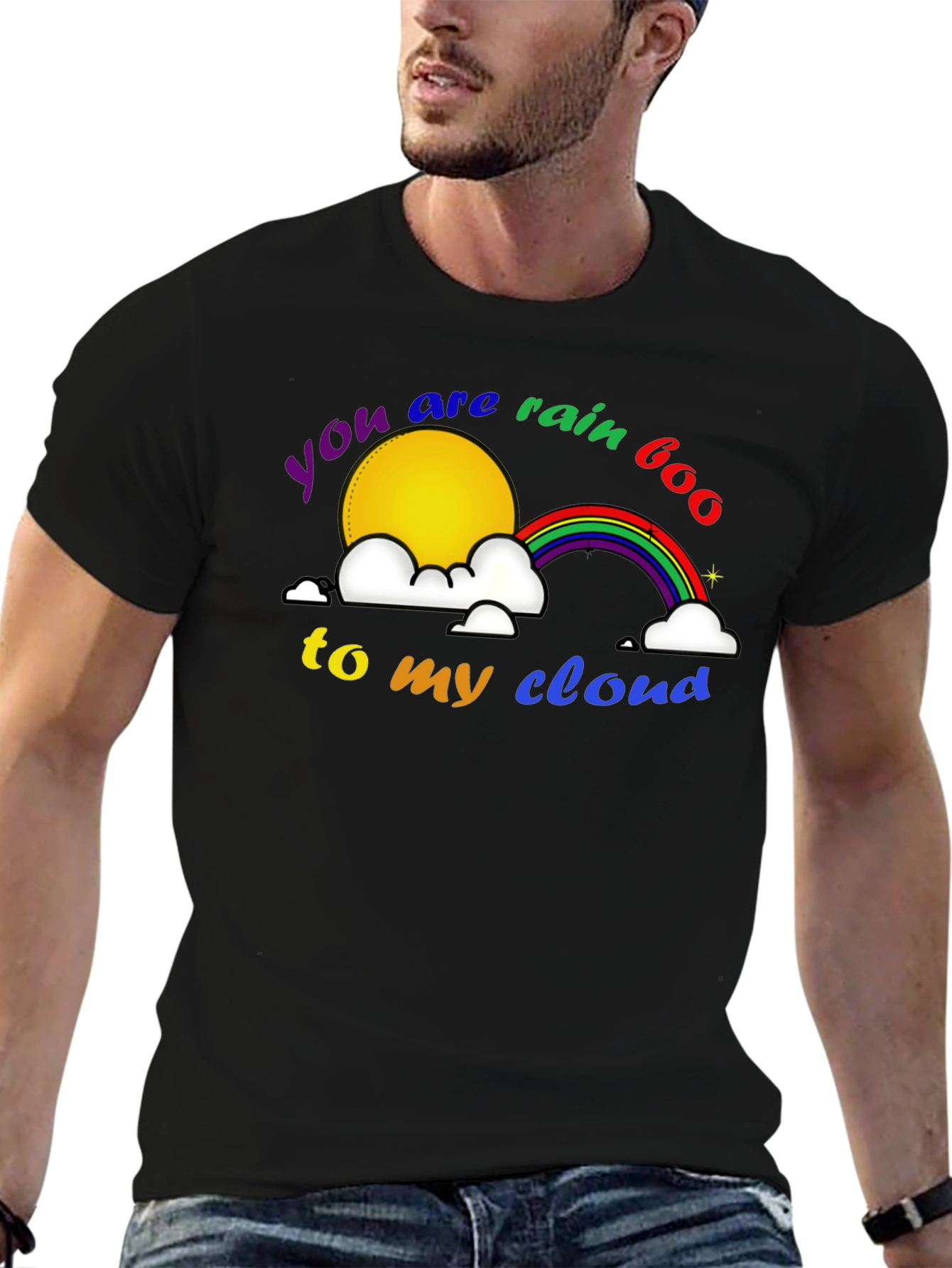 Rainbow Cloud Graphic T-Shirt