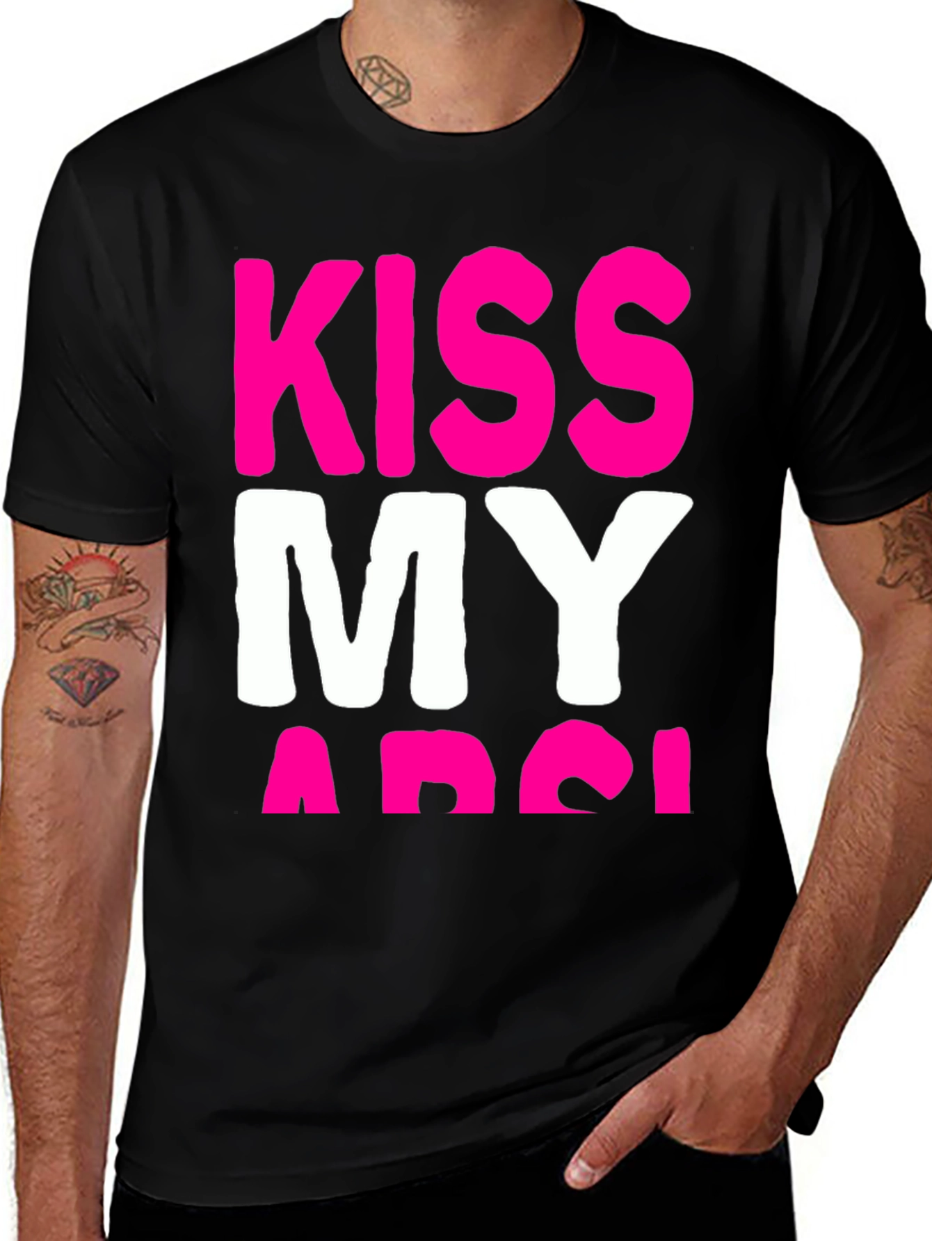 Kiss My Arse T-Shirt - Bold Graphic Tee