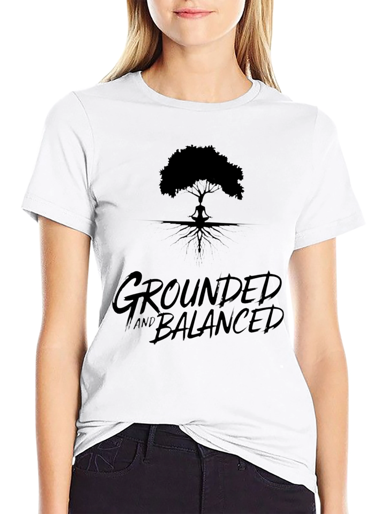 Grounded and Balanced Yoga Tree T-Shirt