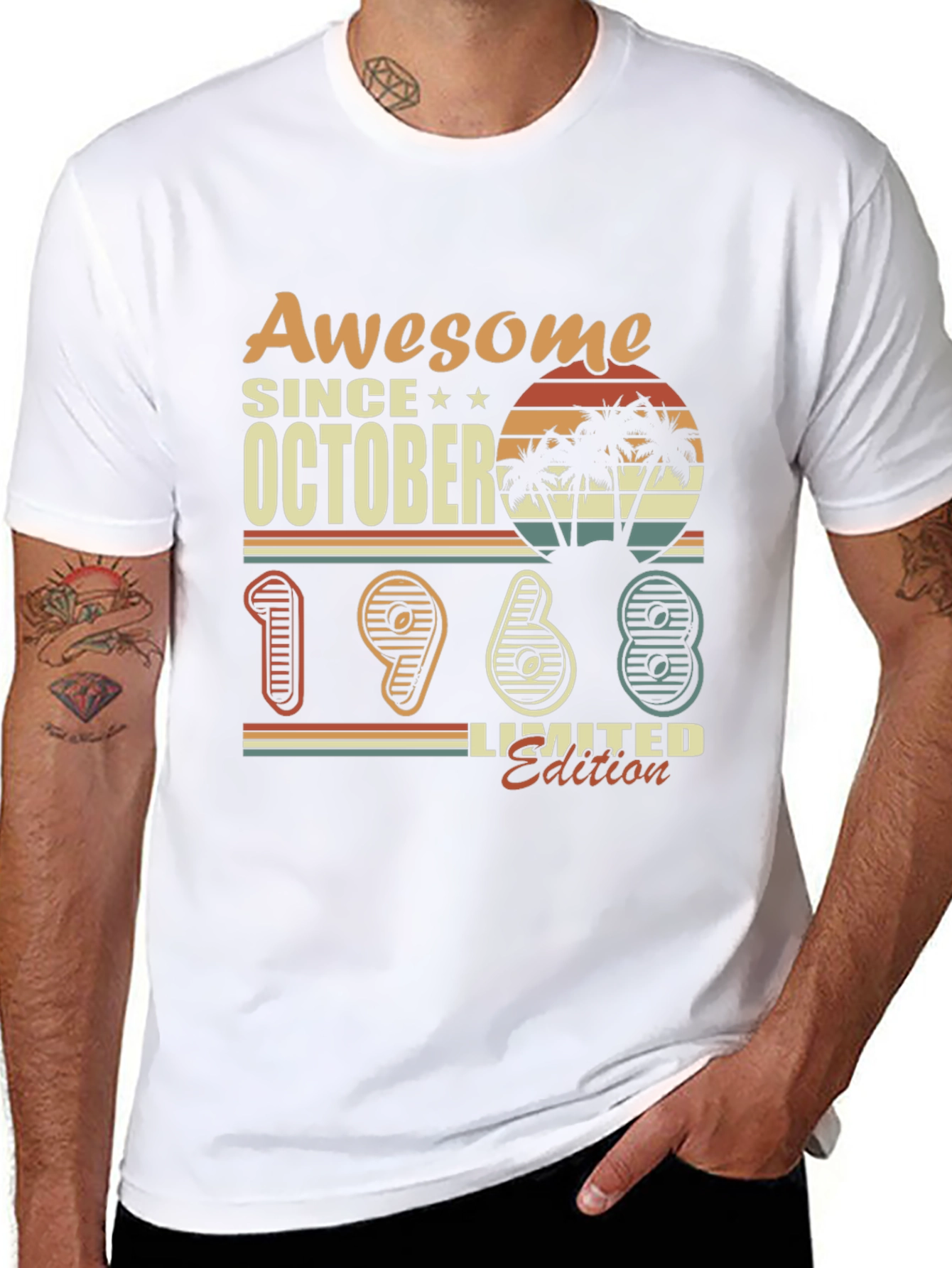 Awesome Since October 1968 T-Shirt
