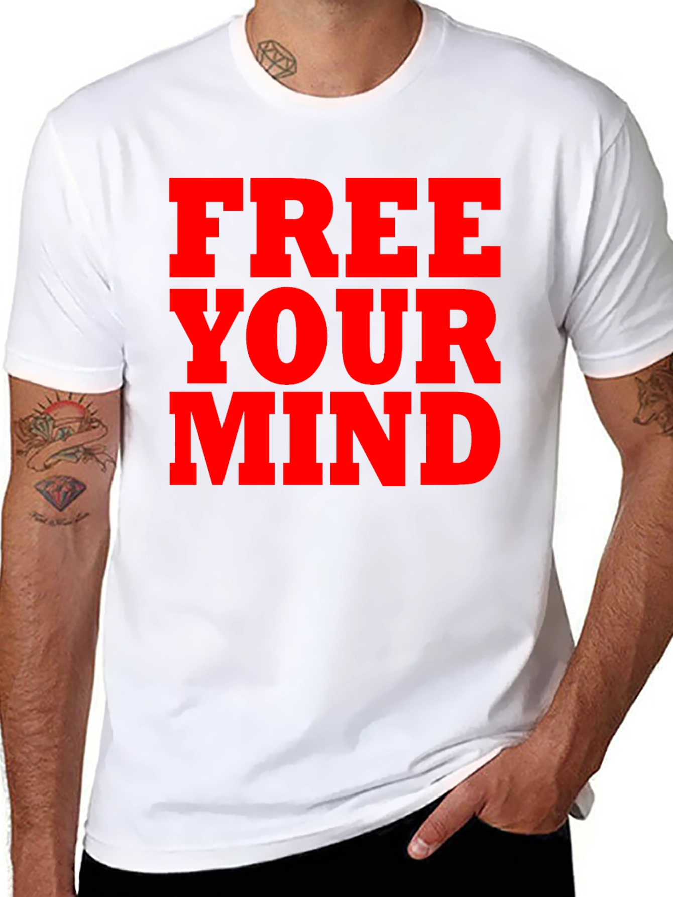 Free Your Mind Graphic Tee - Bold Statement Shirt