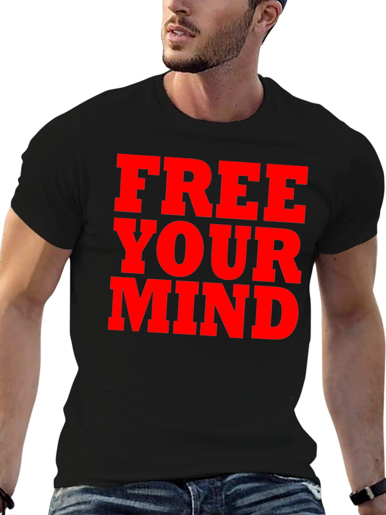 Free Your Mind Graphic Tee - Bold Statement Shirt