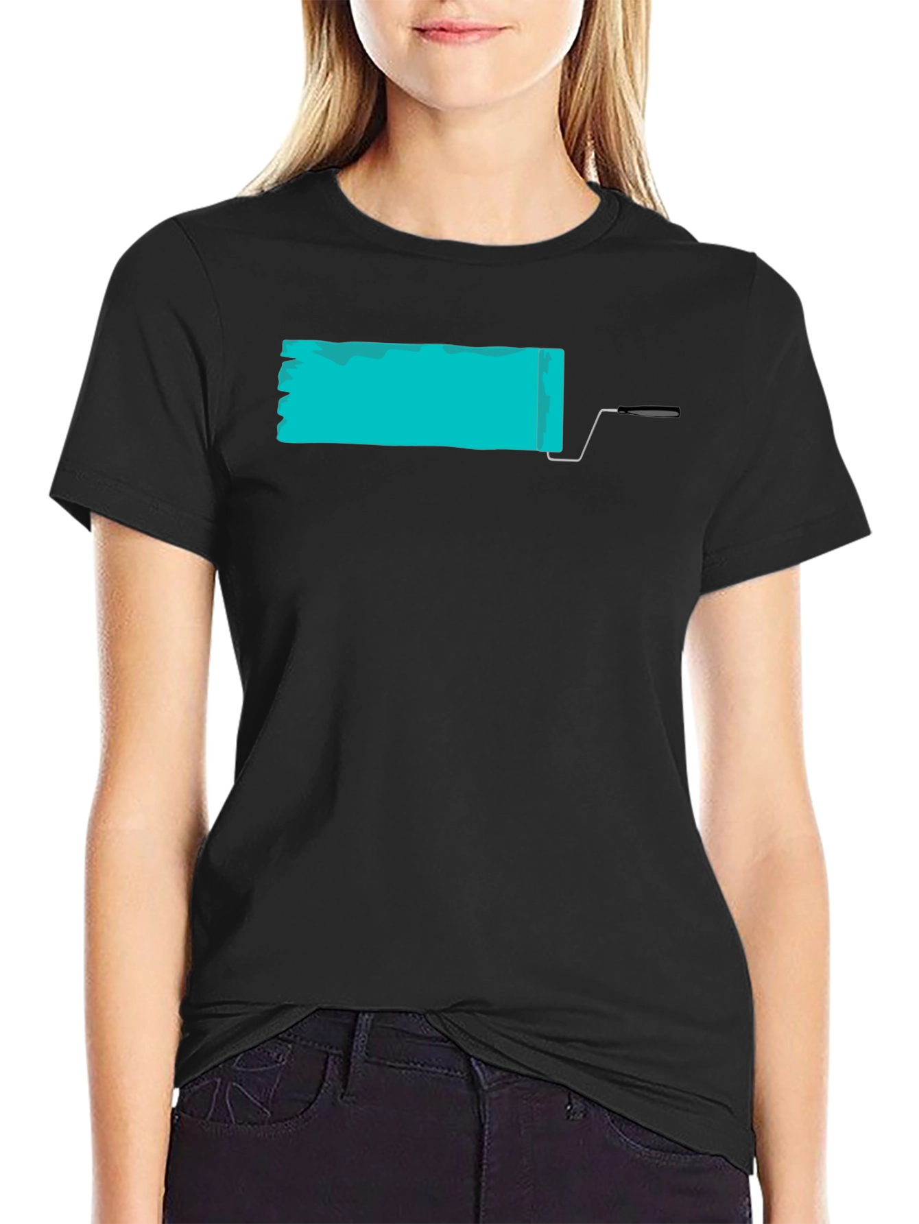 Paint Roller T-Shirt - Cool Graphic Tee