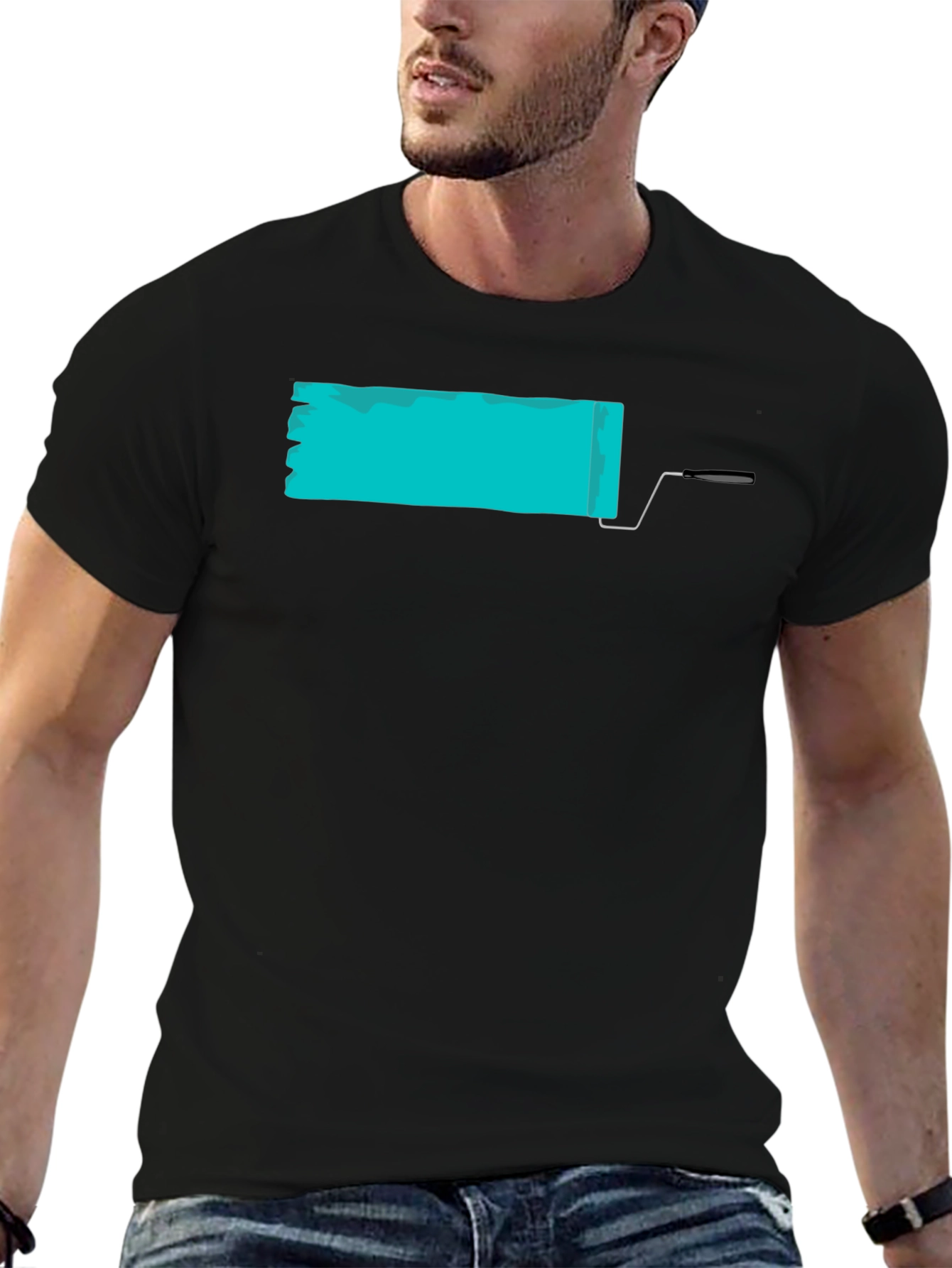 Paint Roller T-Shirt - Cool Graphic Tee