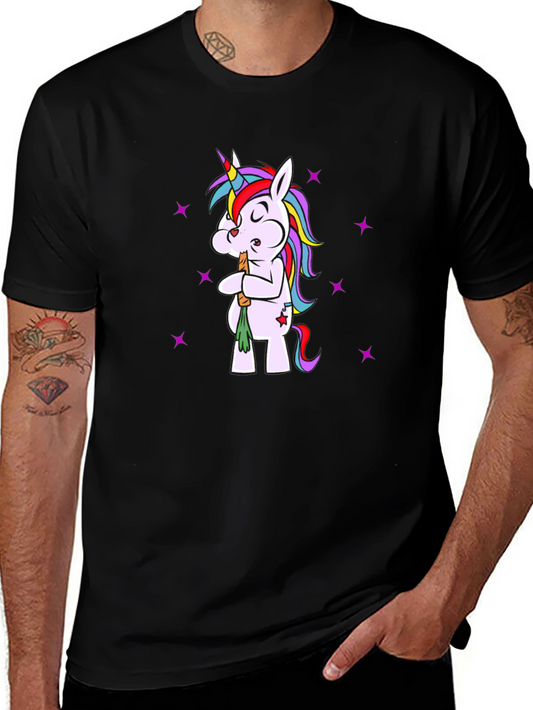 Unicorn Carrot Lover Tee - Whimsical Graphic T-Shirt