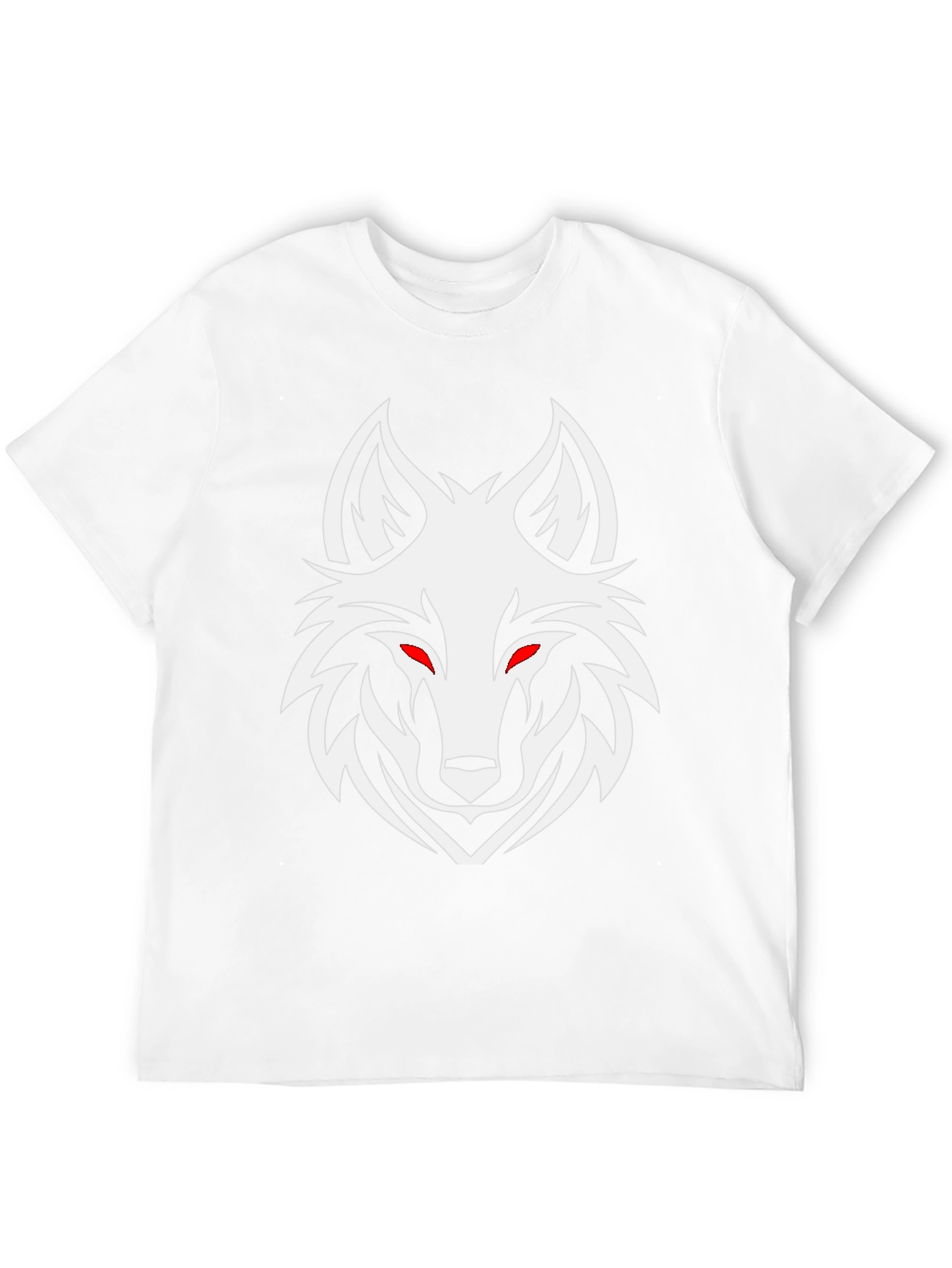 Black Wolf Head Graphic Tee