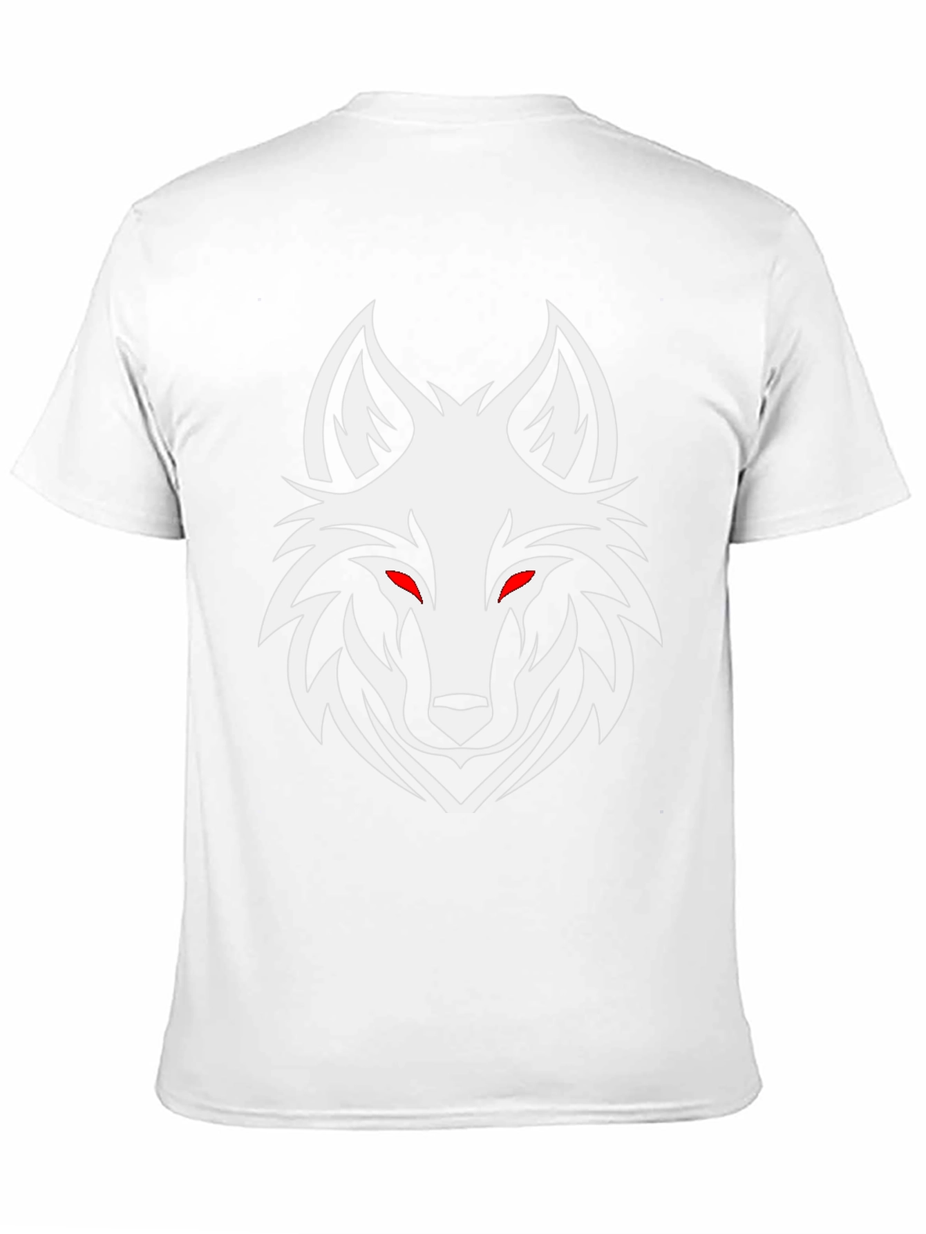 Black Wolf Head Graphic Tee