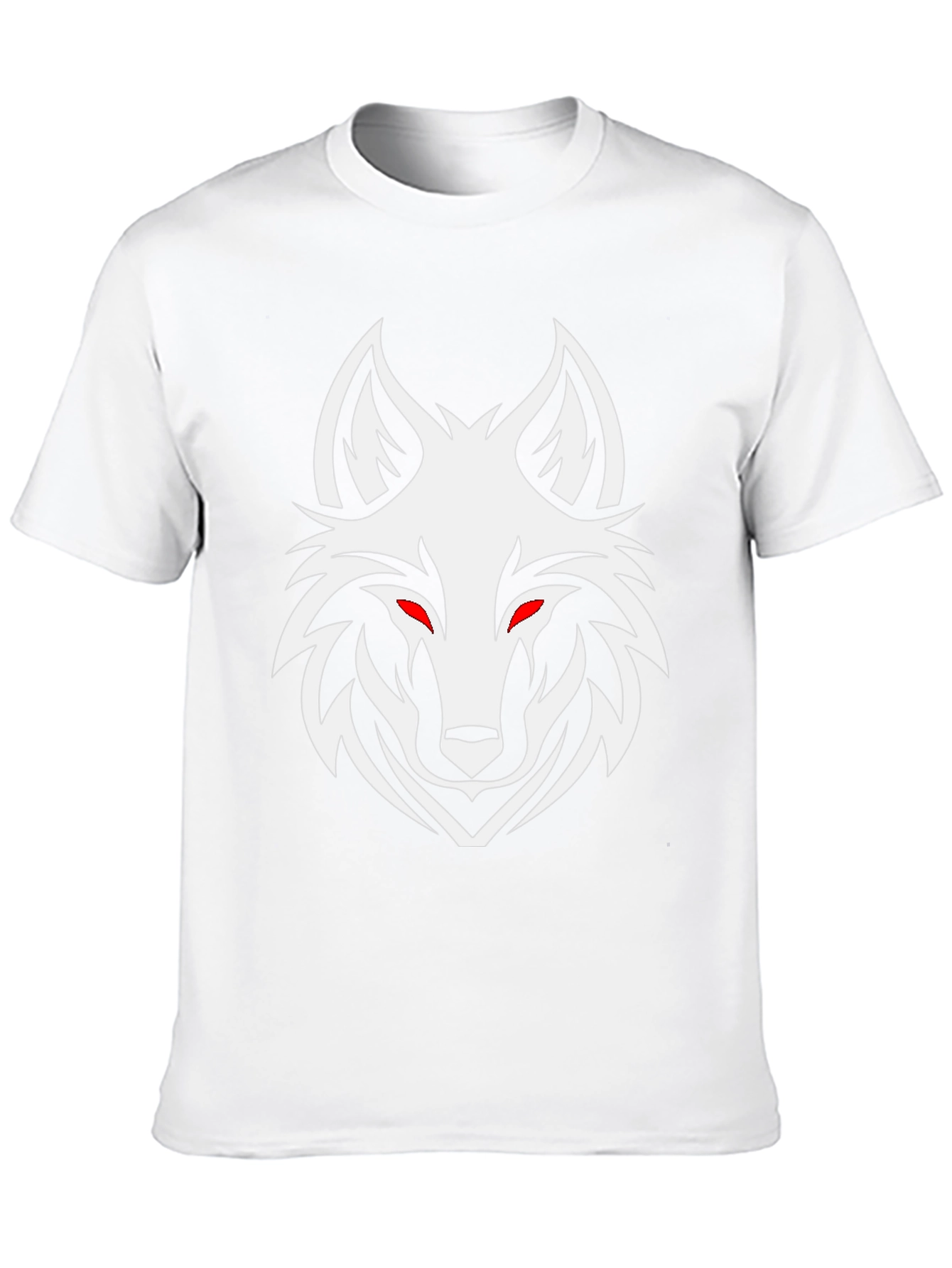 Black Wolf Head Graphic Tee
