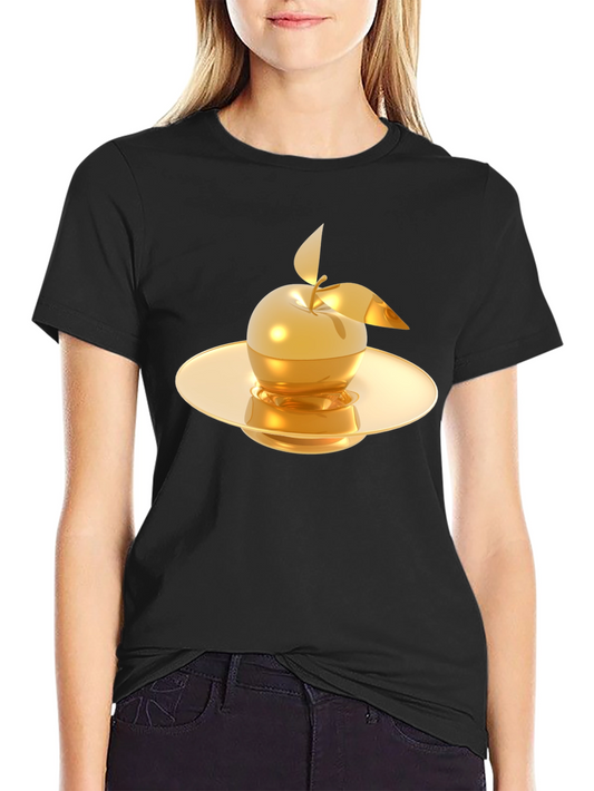 Golden Apple Saturn T-Shirt - Unique Graphic Tee