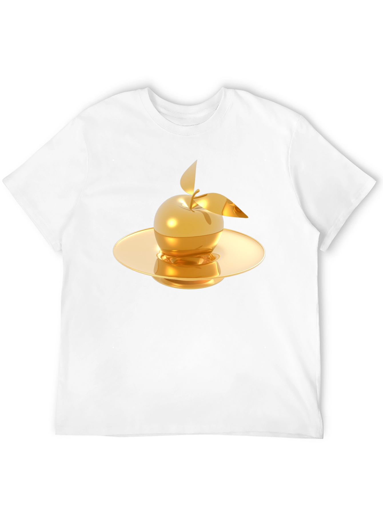 Golden Apple Saturn T-Shirt - Unique Graphic Tee