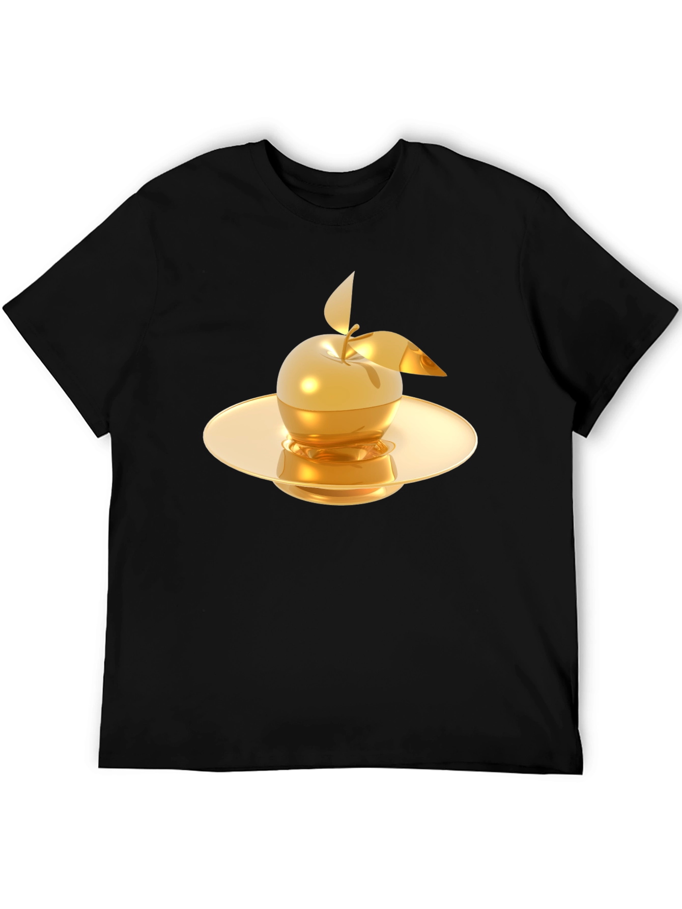 Golden Apple Saturn T-Shirt - Unique Graphic Tee