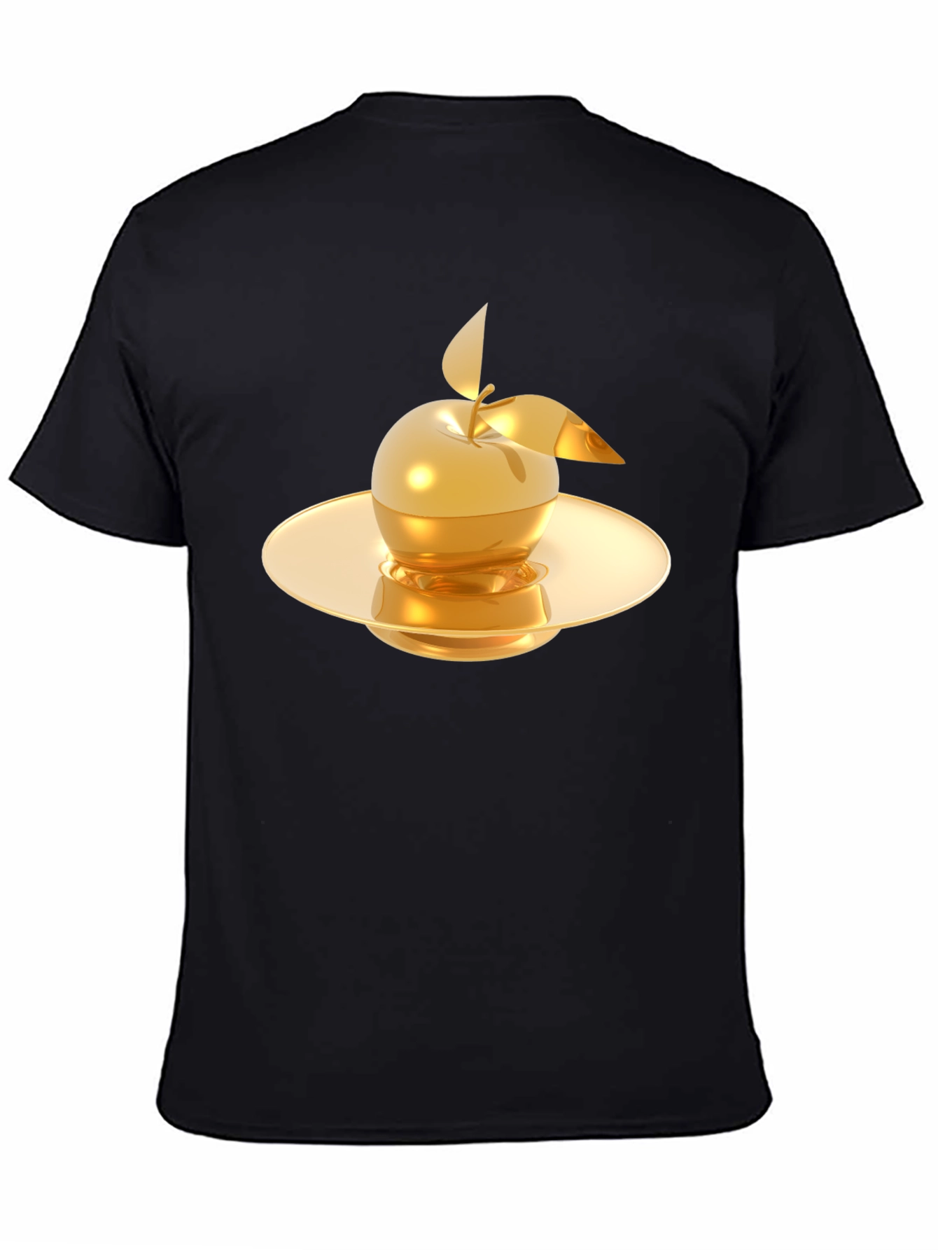 Golden Apple Saturn T-Shirt - Unique Graphic Tee