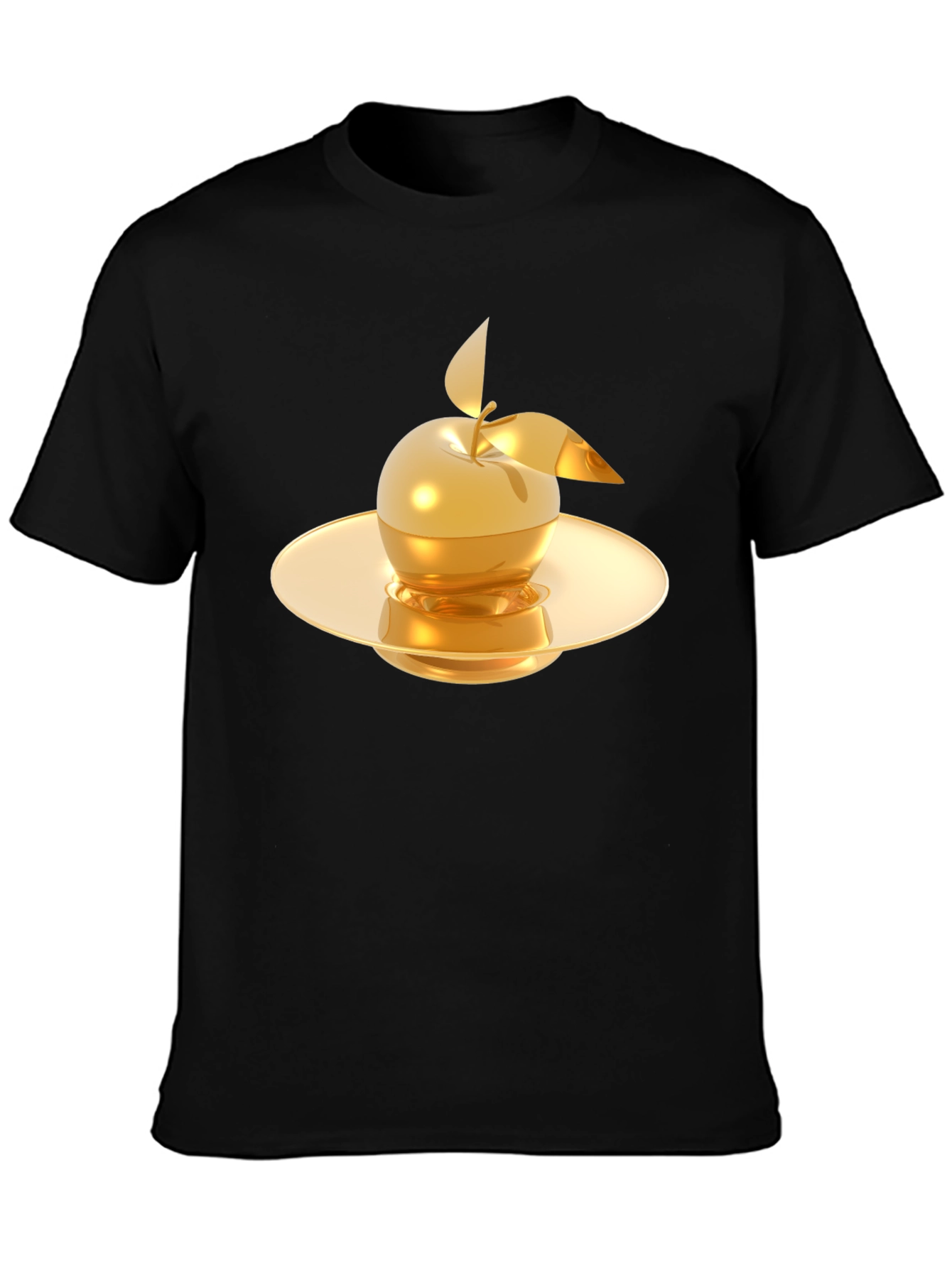 Golden Apple Saturn T-Shirt - Unique Graphic Tee