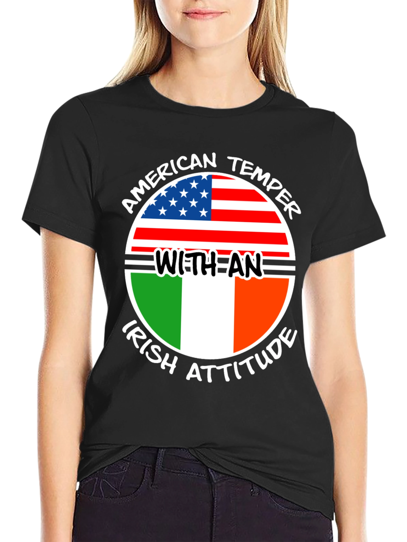 American Temper Irish Attitude Graphic T-Shirt