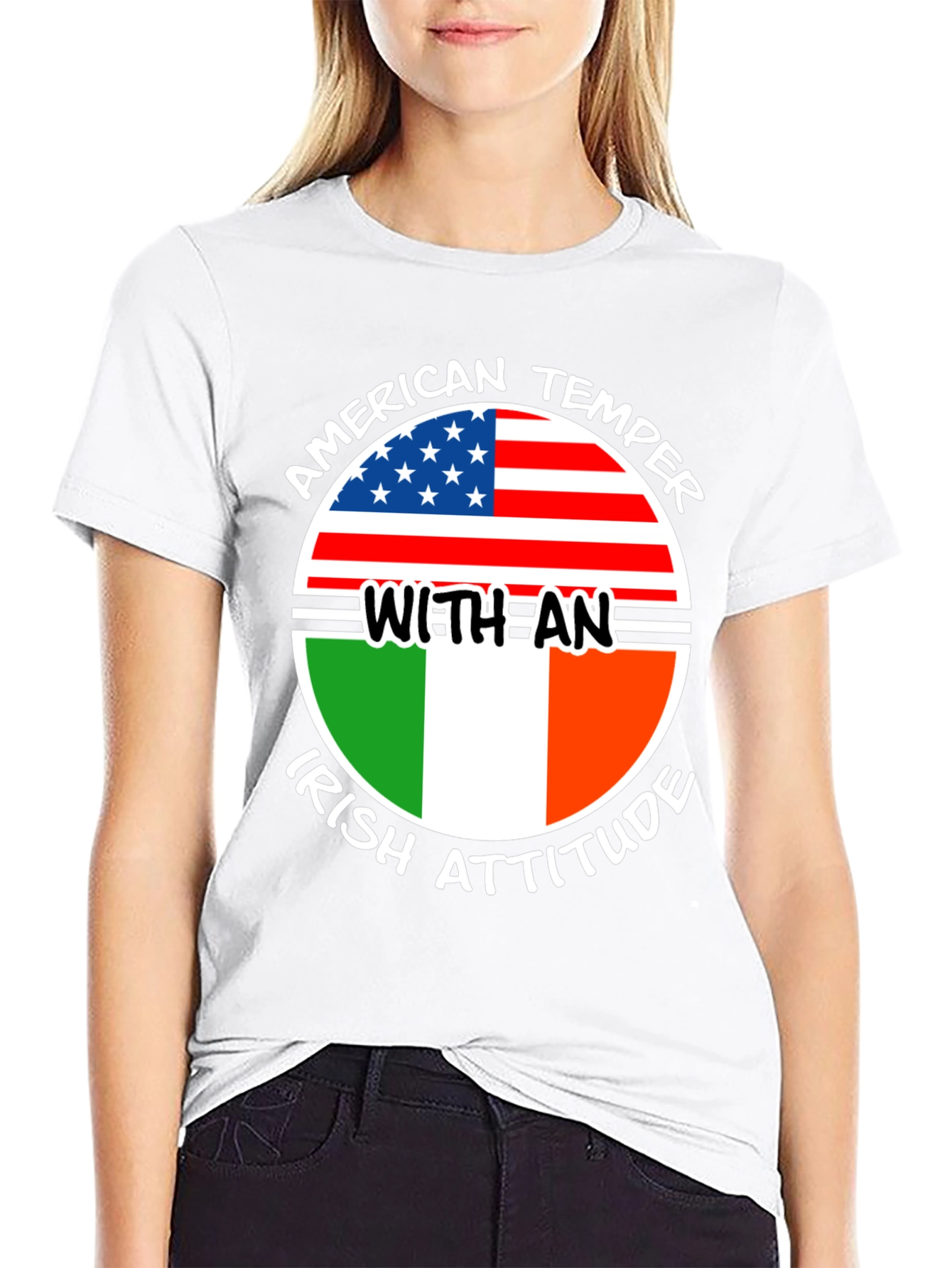 American Temper Irish Attitude Graphic T-Shirt