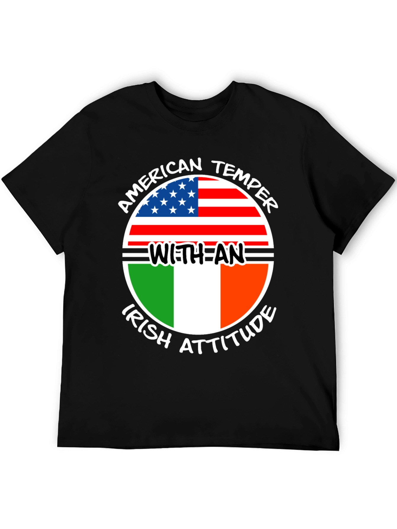 American Temper Irish Attitude Graphic T-Shirt