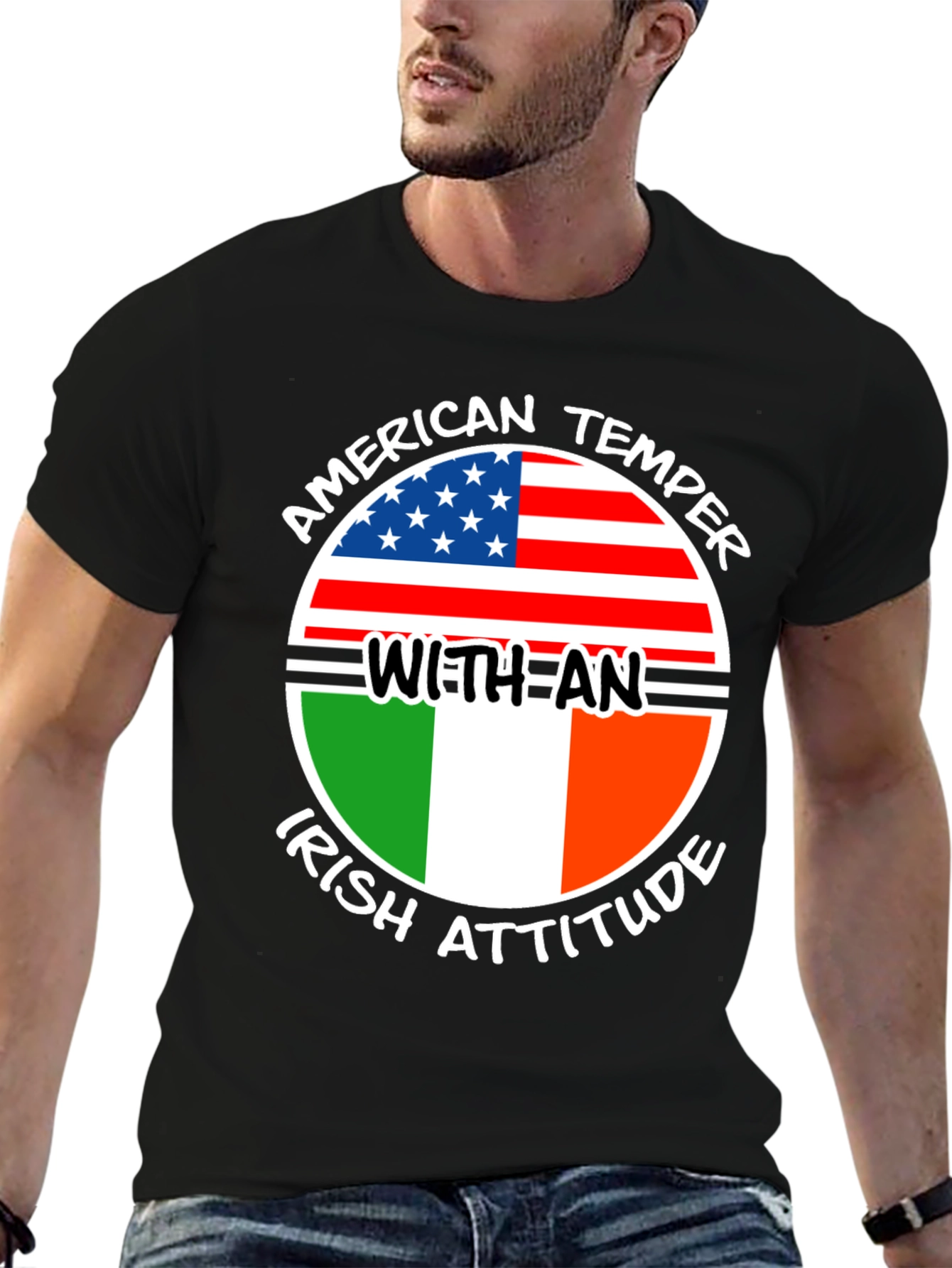 American Temper Irish Attitude Graphic T-Shirt